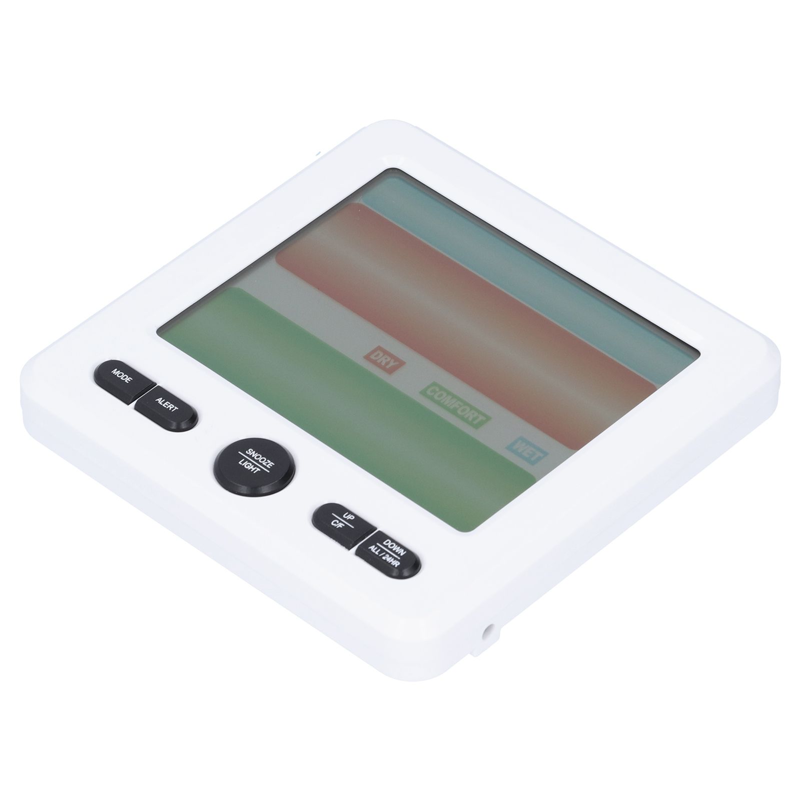 LCD Electronic Alarm Clock Temperature Humidity Monitoring Alarm for Indoor view 4