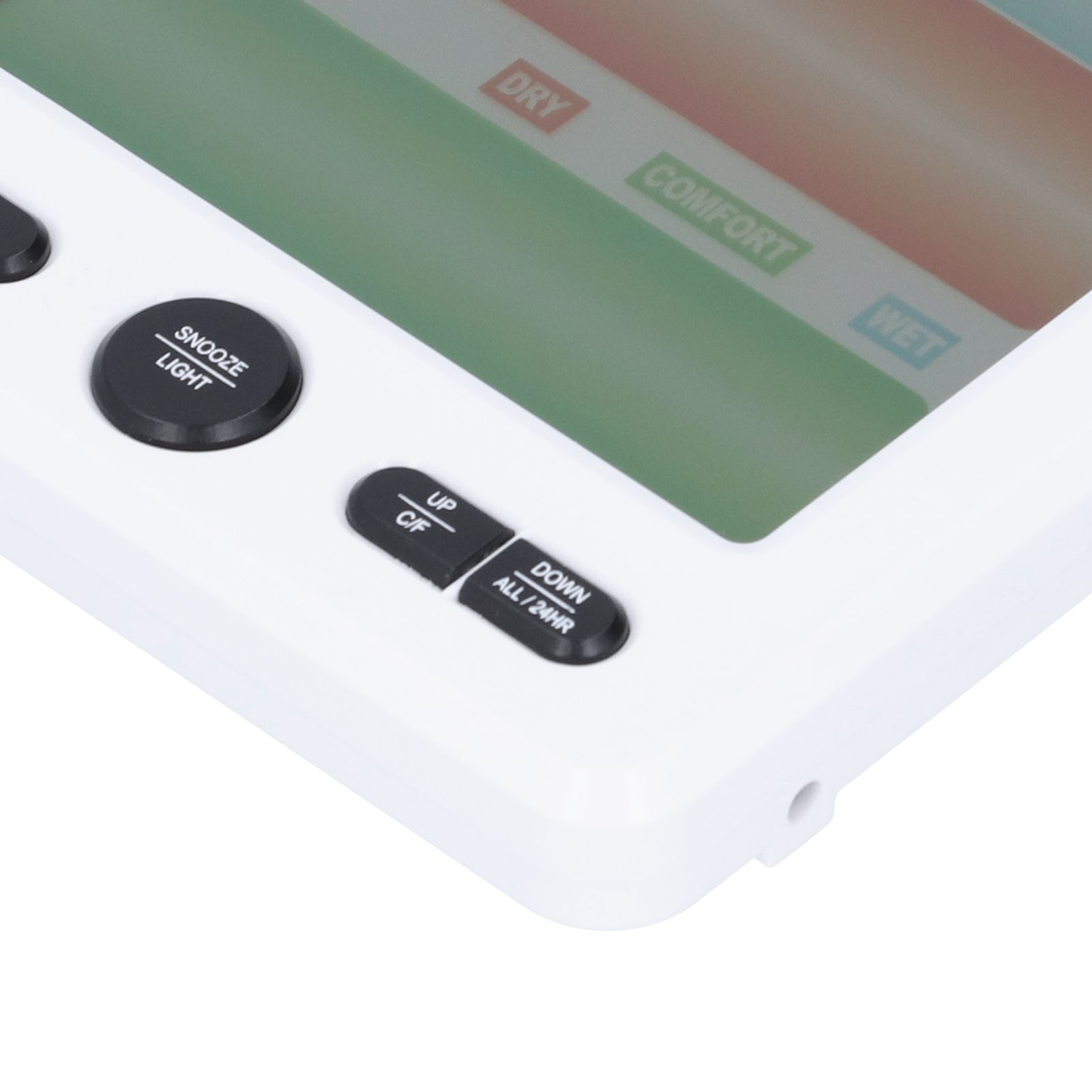 LCD Electronic Alarm Clock Temperature Humidity Monitoring Alarm for Indoor view 13