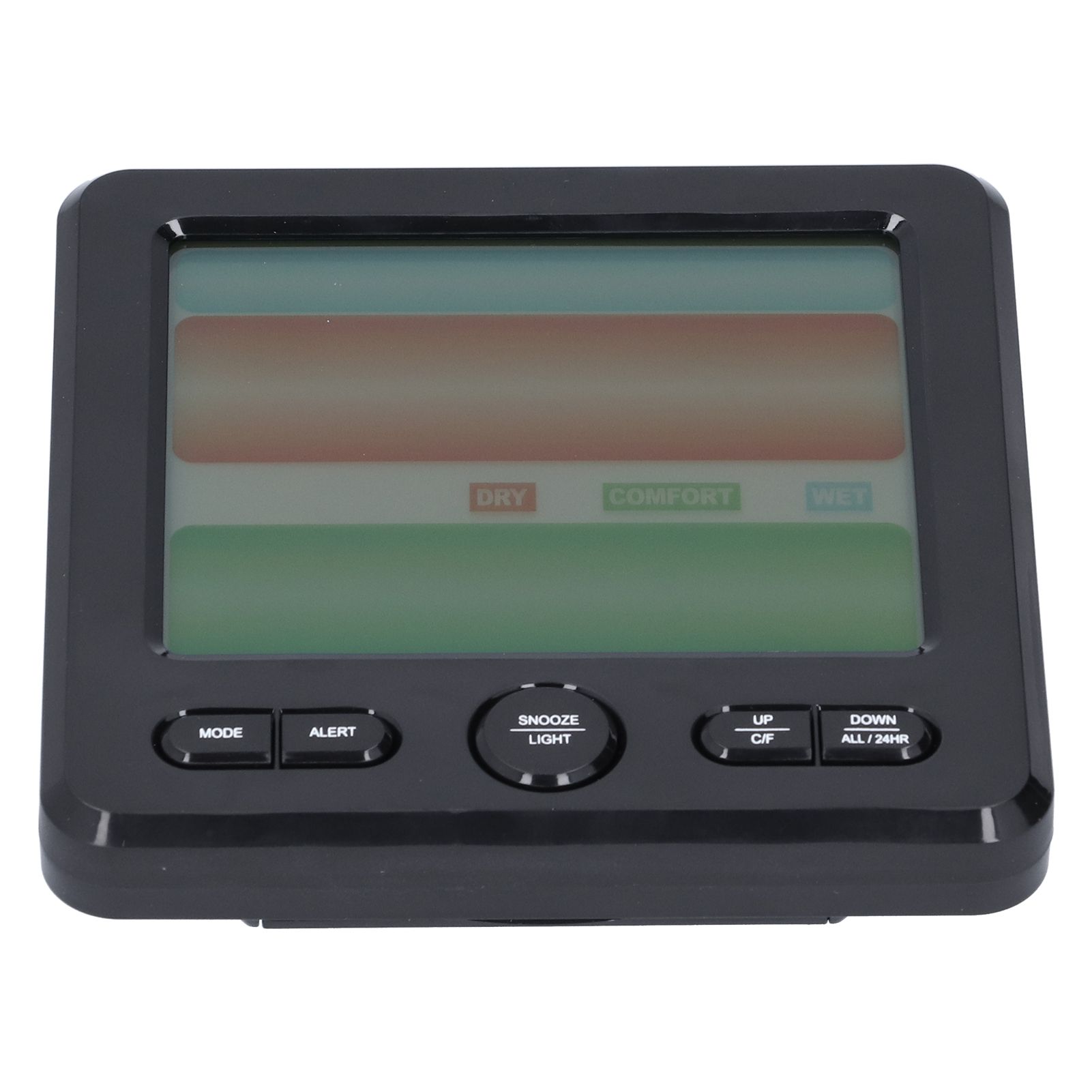 LCD Electronic Alarm Clock Temperature Humidity Monitoring Alarm for Indoor view 3