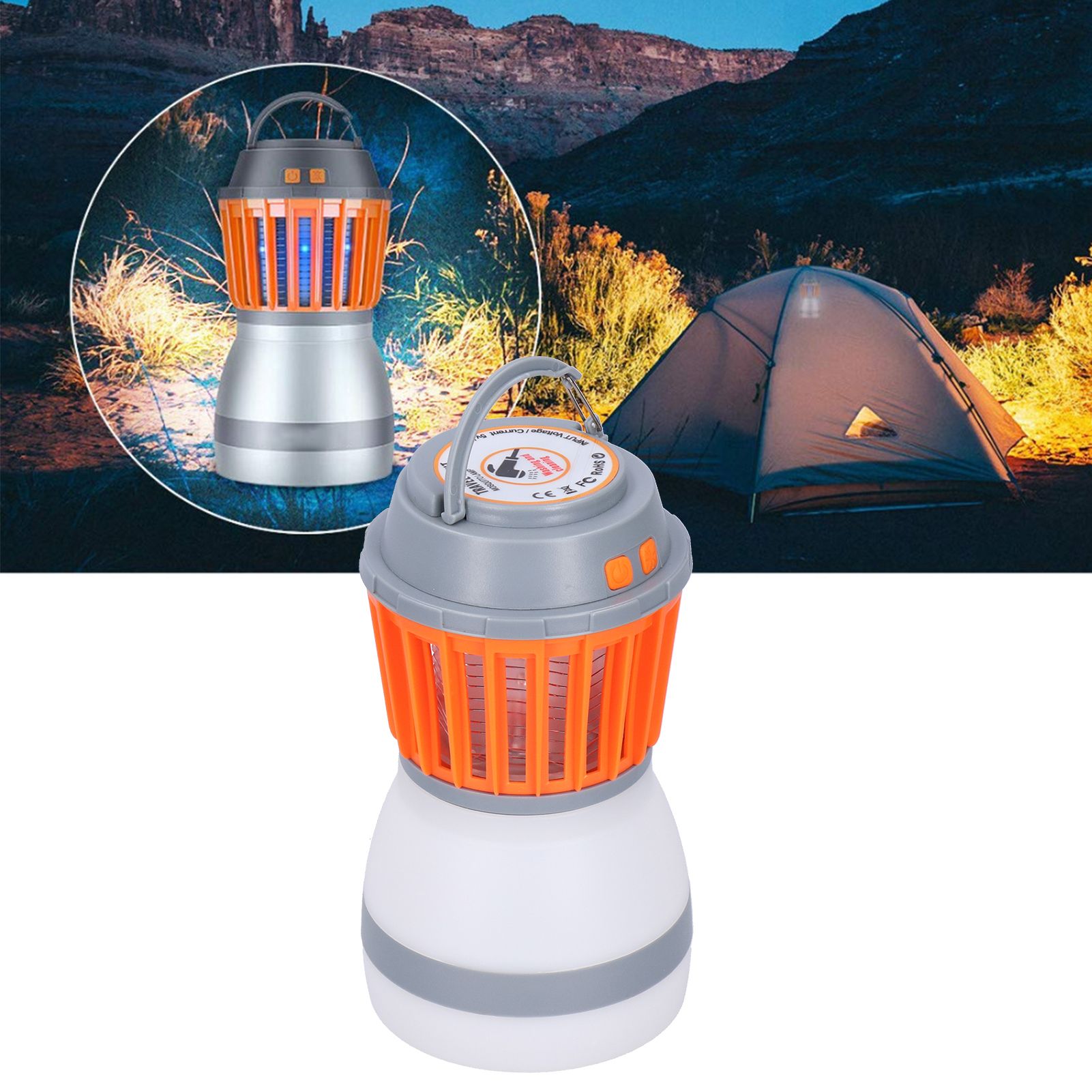 Mosquito Killer Lamp Portable IP67 Waterproof Insect Repeller for Outdoor view 11