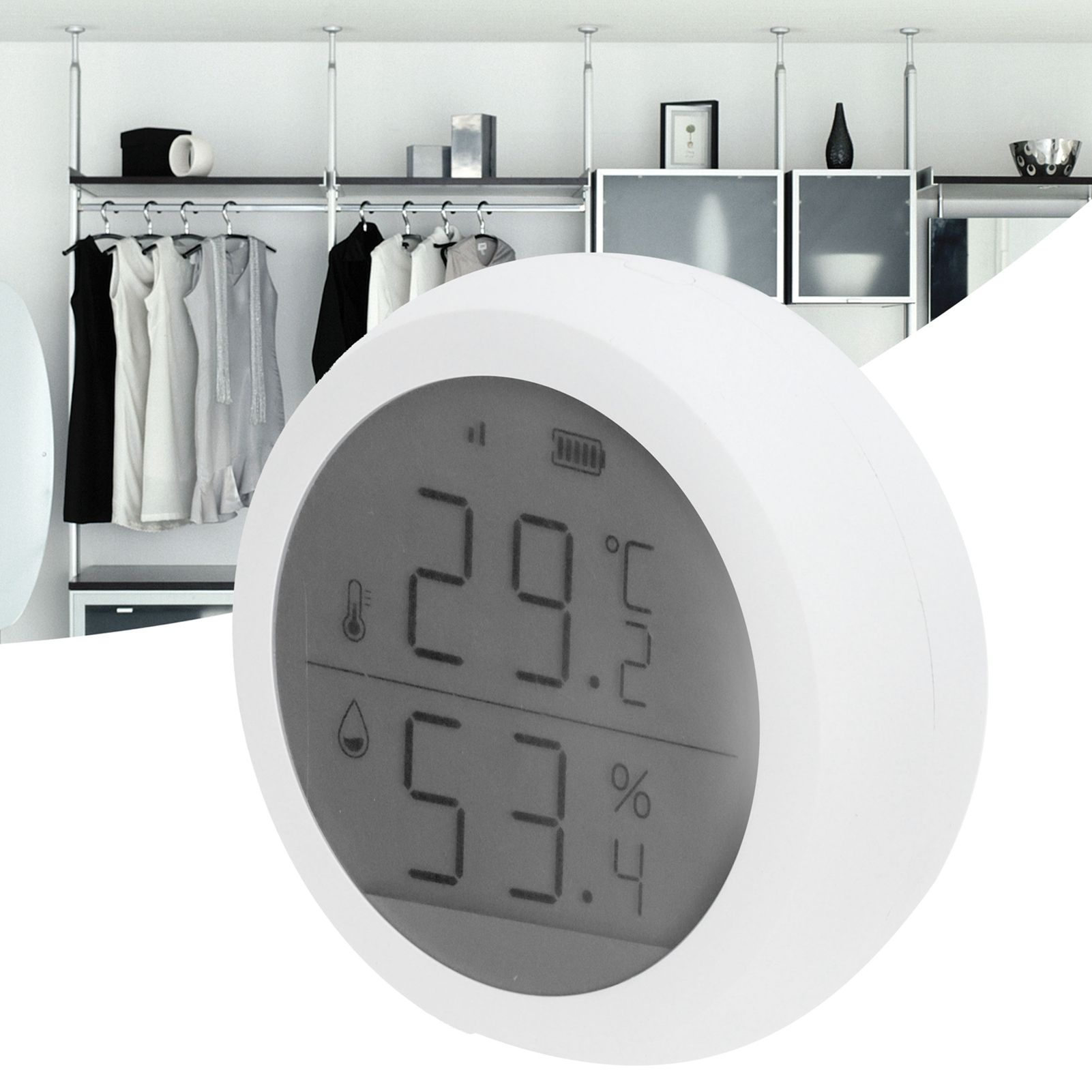 Temperature Humidity Sensor Detector Zigbee Wireless System Thermometer Hygrometer view 12