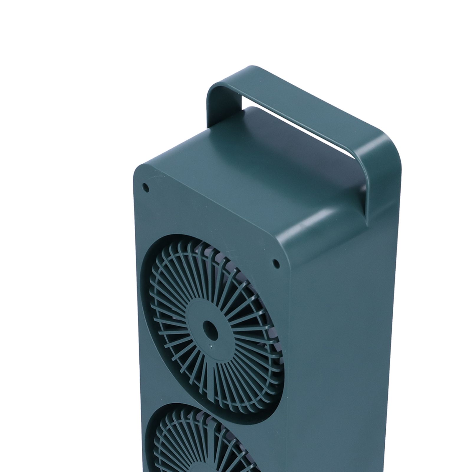 Double Fan Blade Rotating Fan USB Charging Desktop Electric Fan for Office view 14