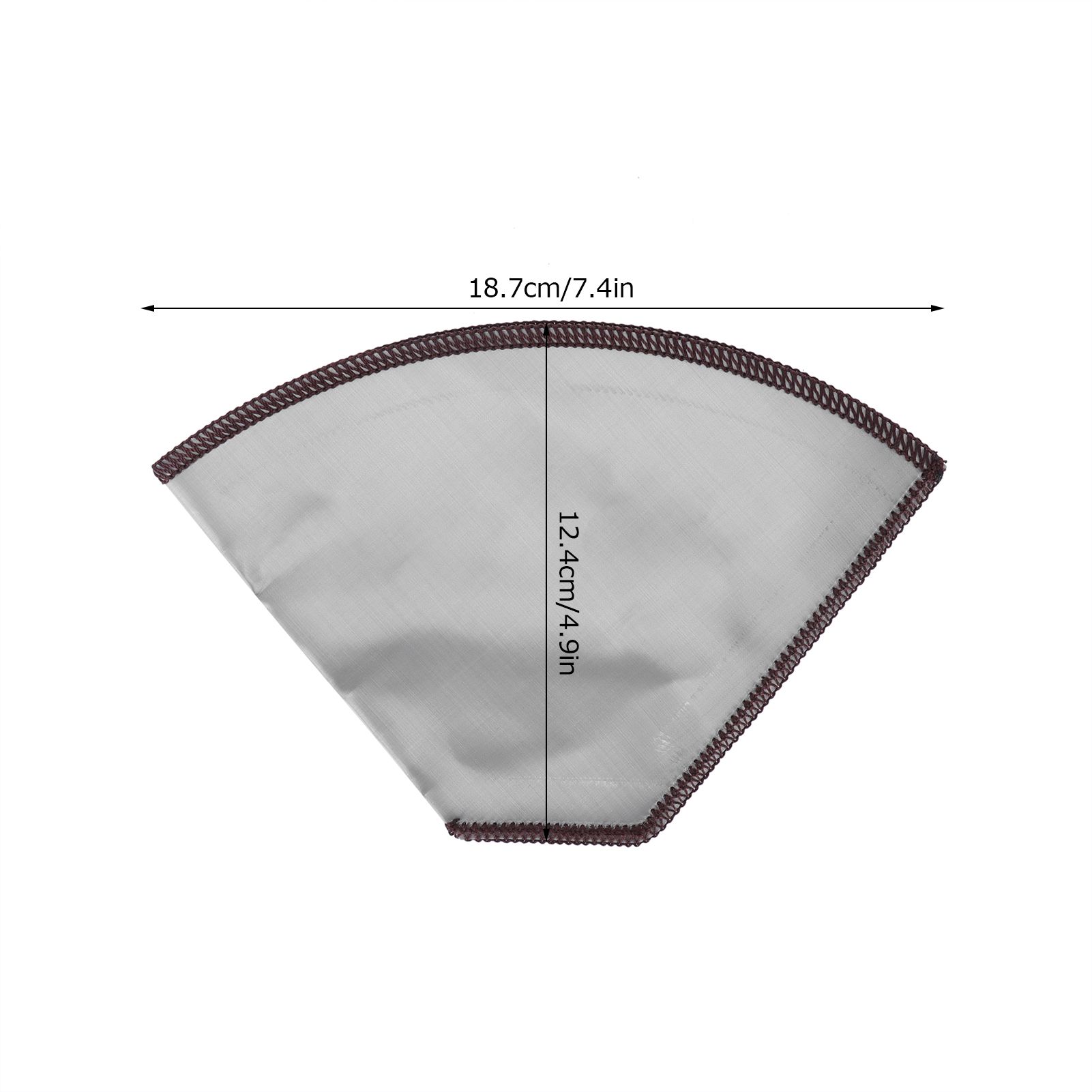 Stainless Steel Coffee Filter Reusable Foldable Trapezoid Coffee Strainer Bag view 15