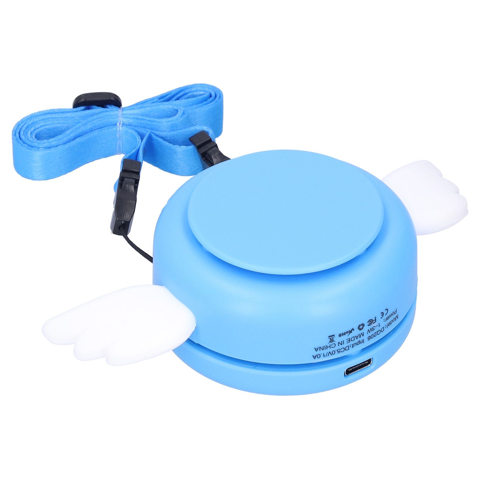 Adjustable USB Charging Electric Fan Portable Hanging Neck No‑Blade Electric view 2