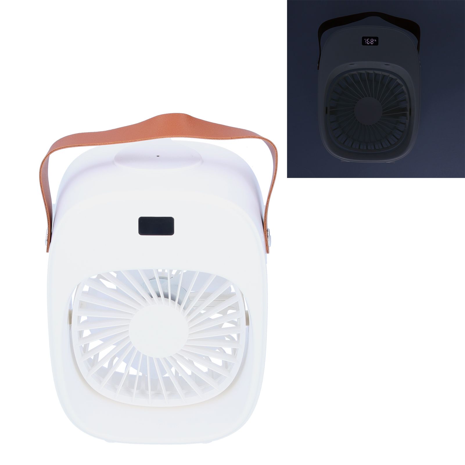 Adjustable Electric Fan Portable Spray Humidification Electric Fan for Home view 10