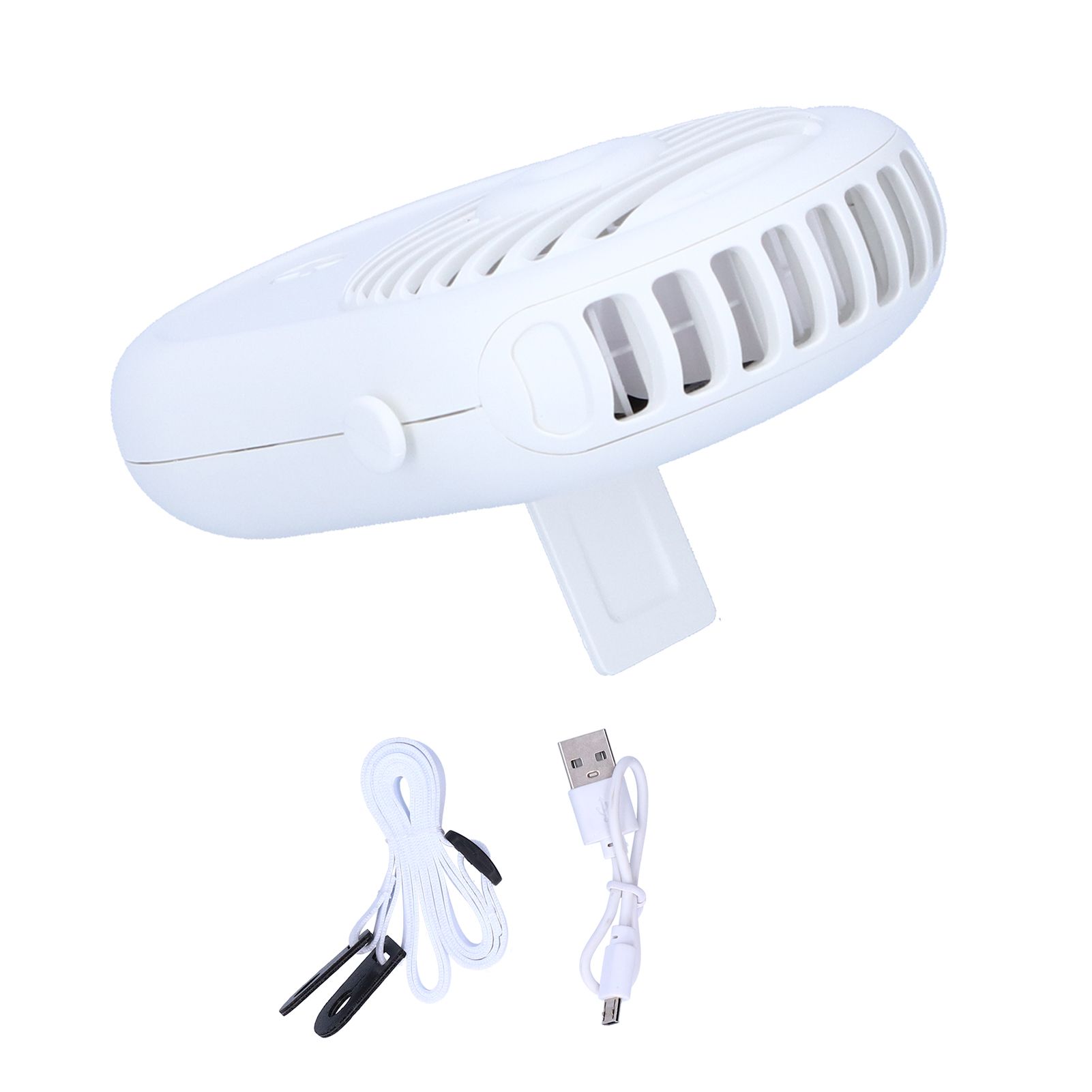 Portable Handheld Electric Fan Mini Compact Neck Hanging Fan for Summer Home