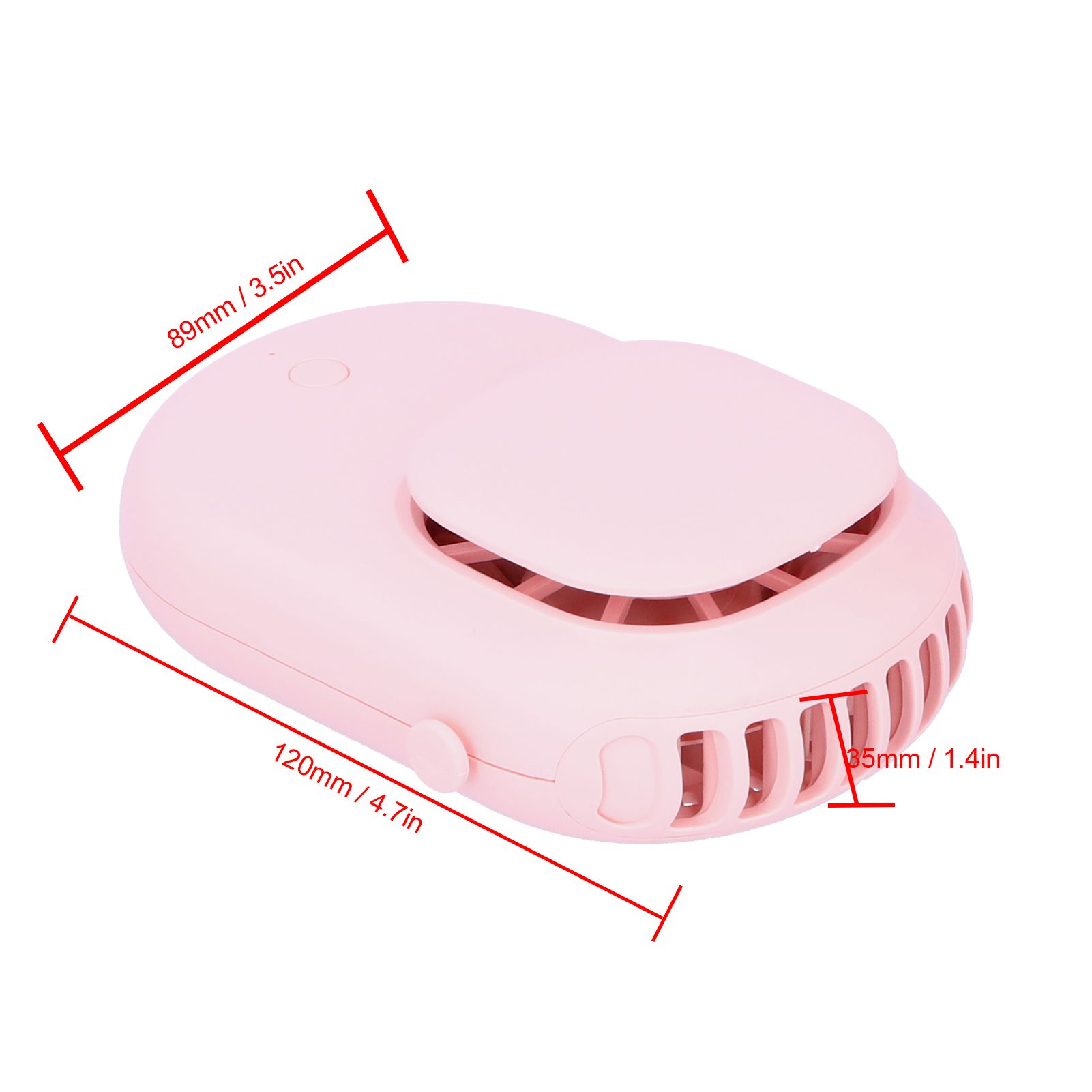 Neck Hanging Fan Mini Small Portable Silent Handheld Electric Fan for Home view 15