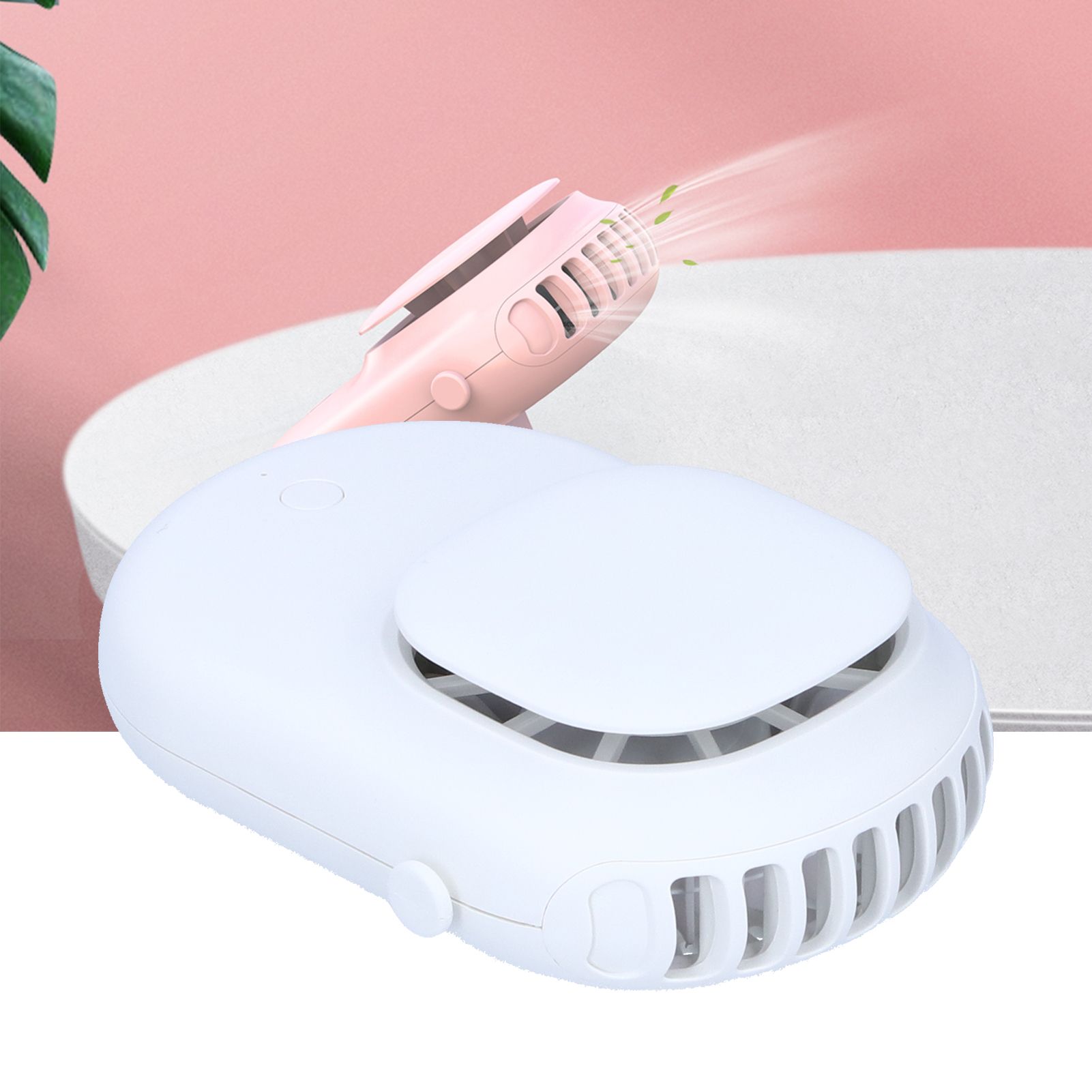 Neck Hanging Fan Mini Small Portable Silent Handheld Electric Fan for Home view 11