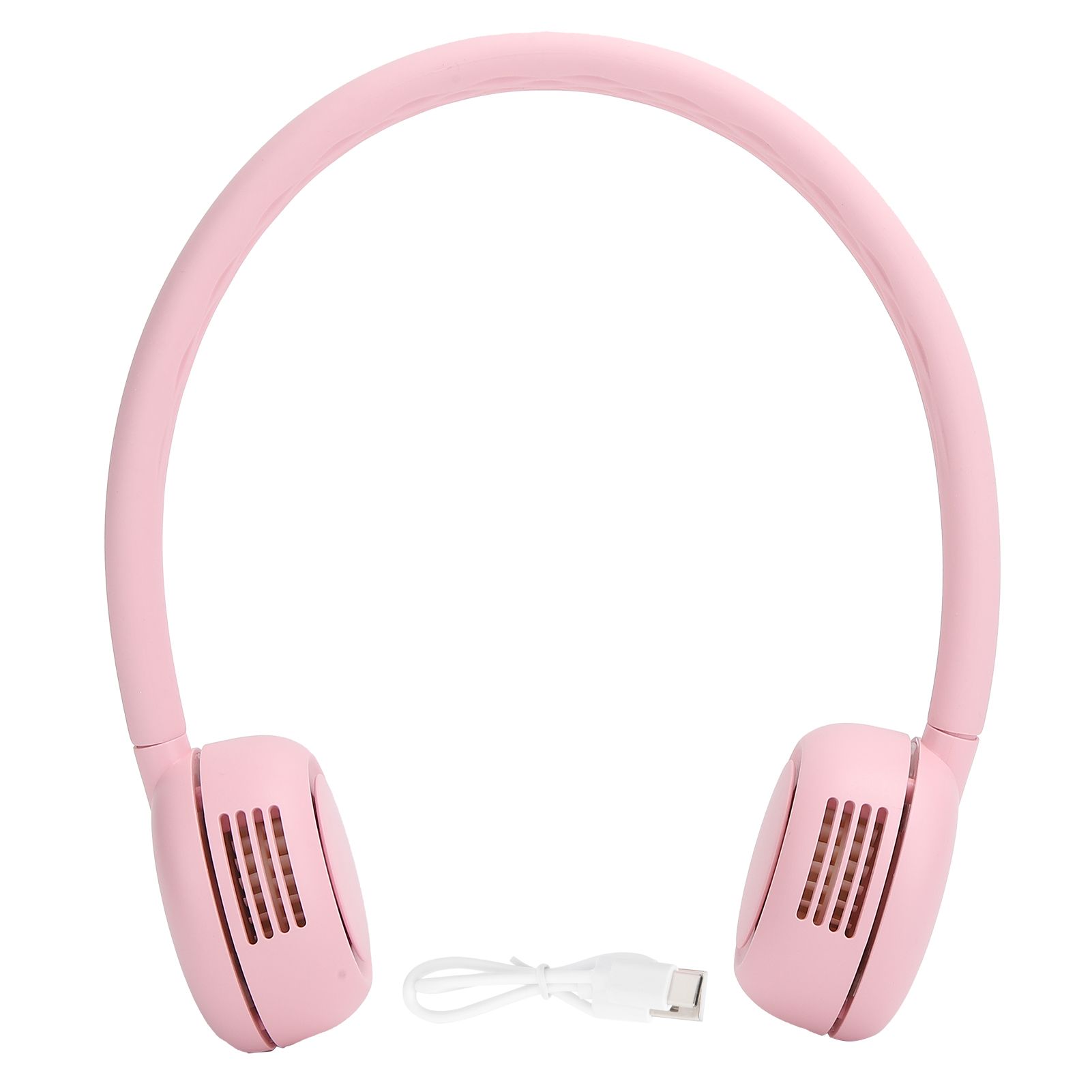 Fanless Hanging Neck Fan Adjustable USB Charging Silent Sports Fan for Home