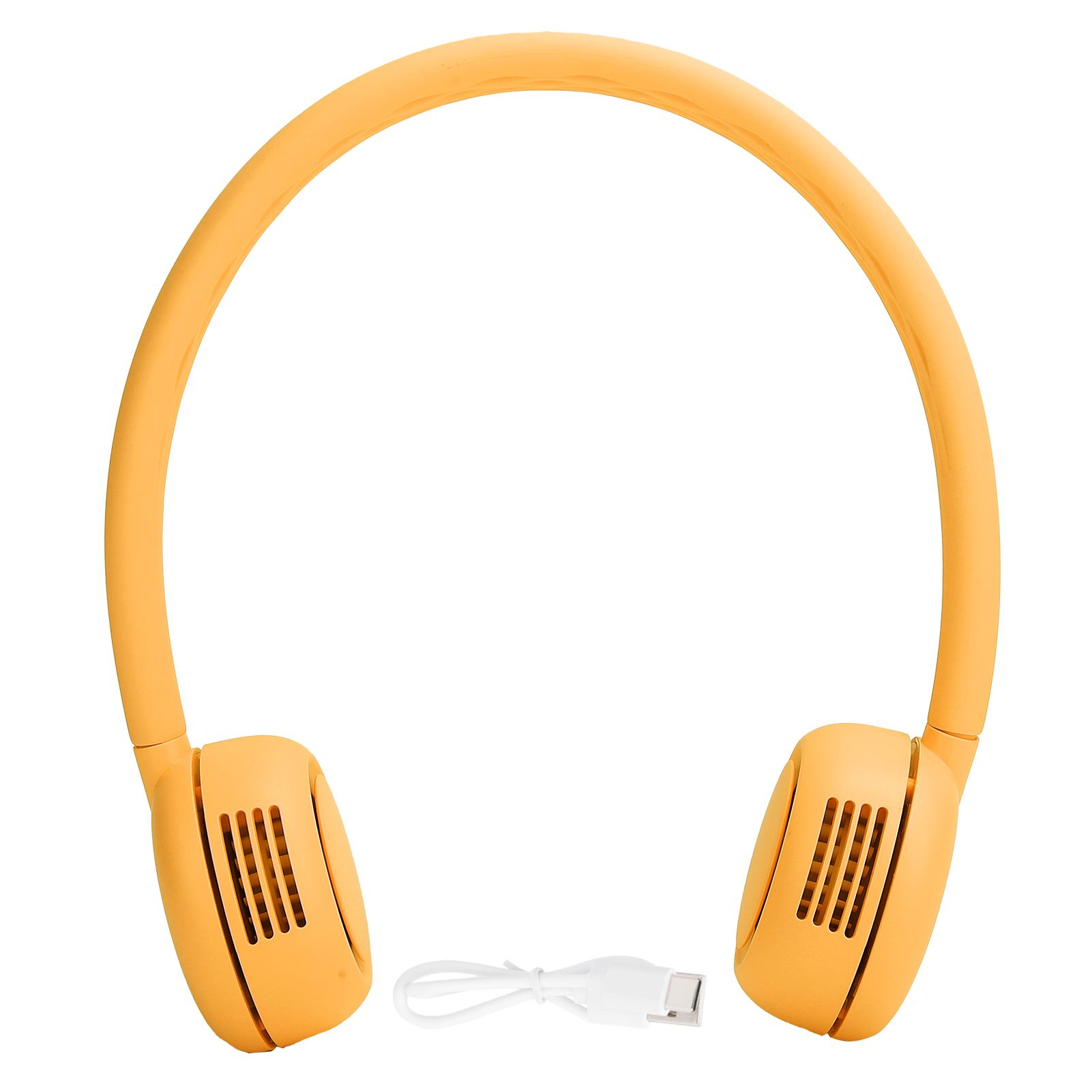 Fanless Hanging Neck Fan Adjustable USB Charging Silent Sports Fan for Home