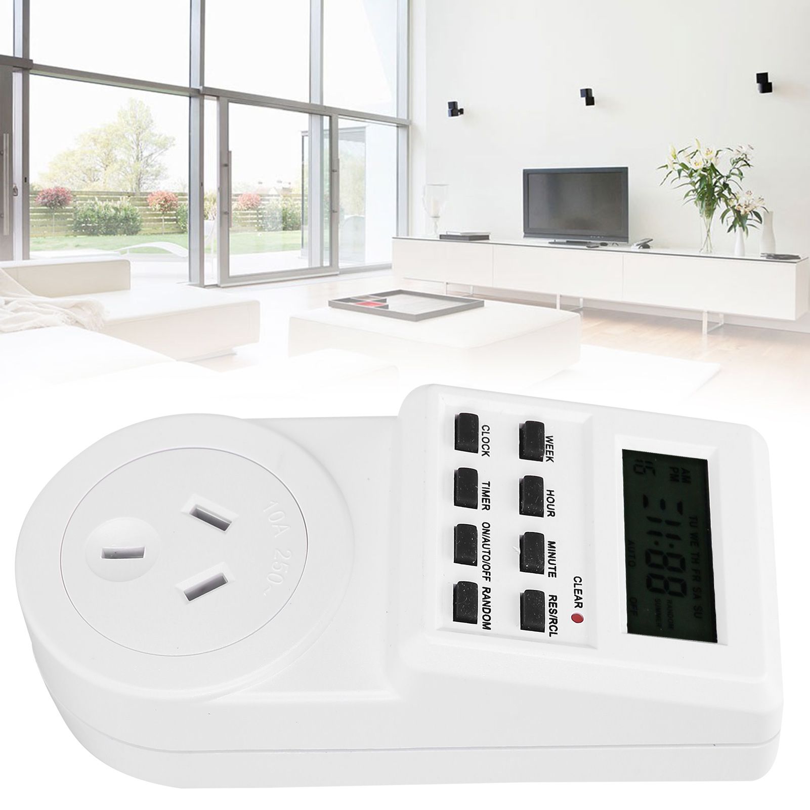 Timer Switch Plug Intelligent Programmable Outlet Timer Socket for Electrical view 9