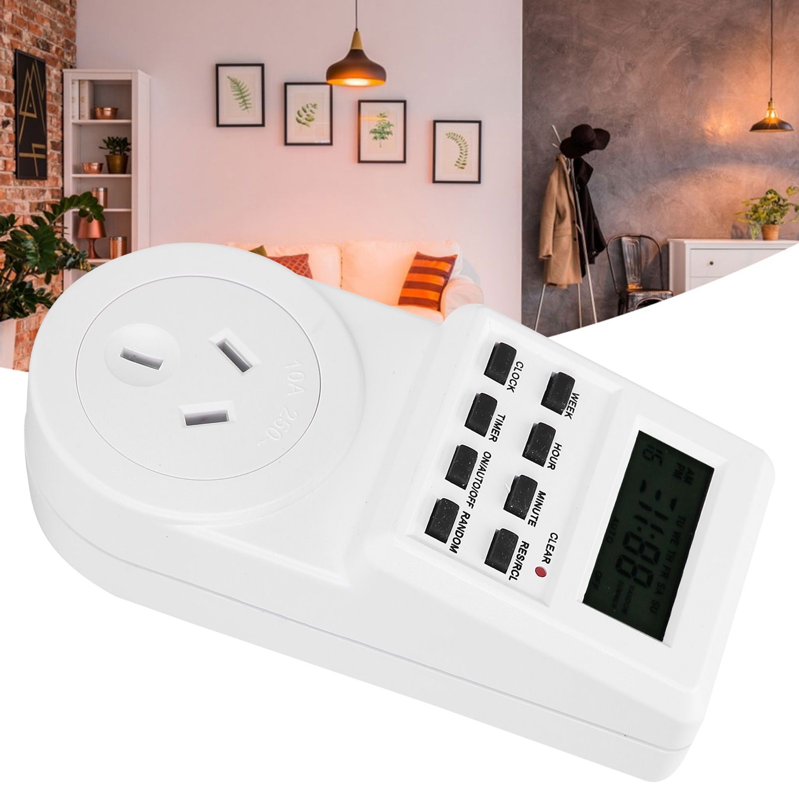 Timer Switch Plug Intelligent Programmable Outlet Timer Socket for Electrical view 10