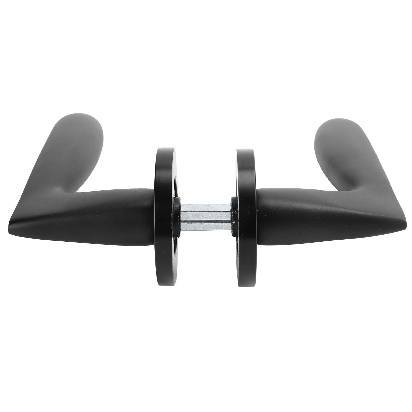 Entry Door Handle Lock Locking Lever Handle Set Reversible for Right Left view 6