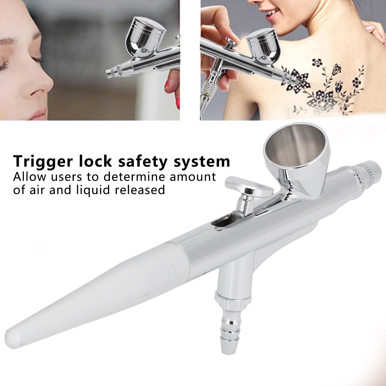 Airbrush Set Ceramic Art Tool DIY Spray Paint Model Inkjet Straight Single view 15