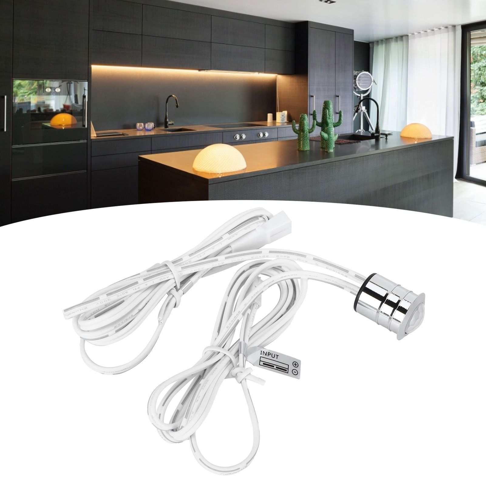 Infrared Human Body Inductive Switch 5V 12V 24V Wardrobe Cabinet Light Sensor view 10