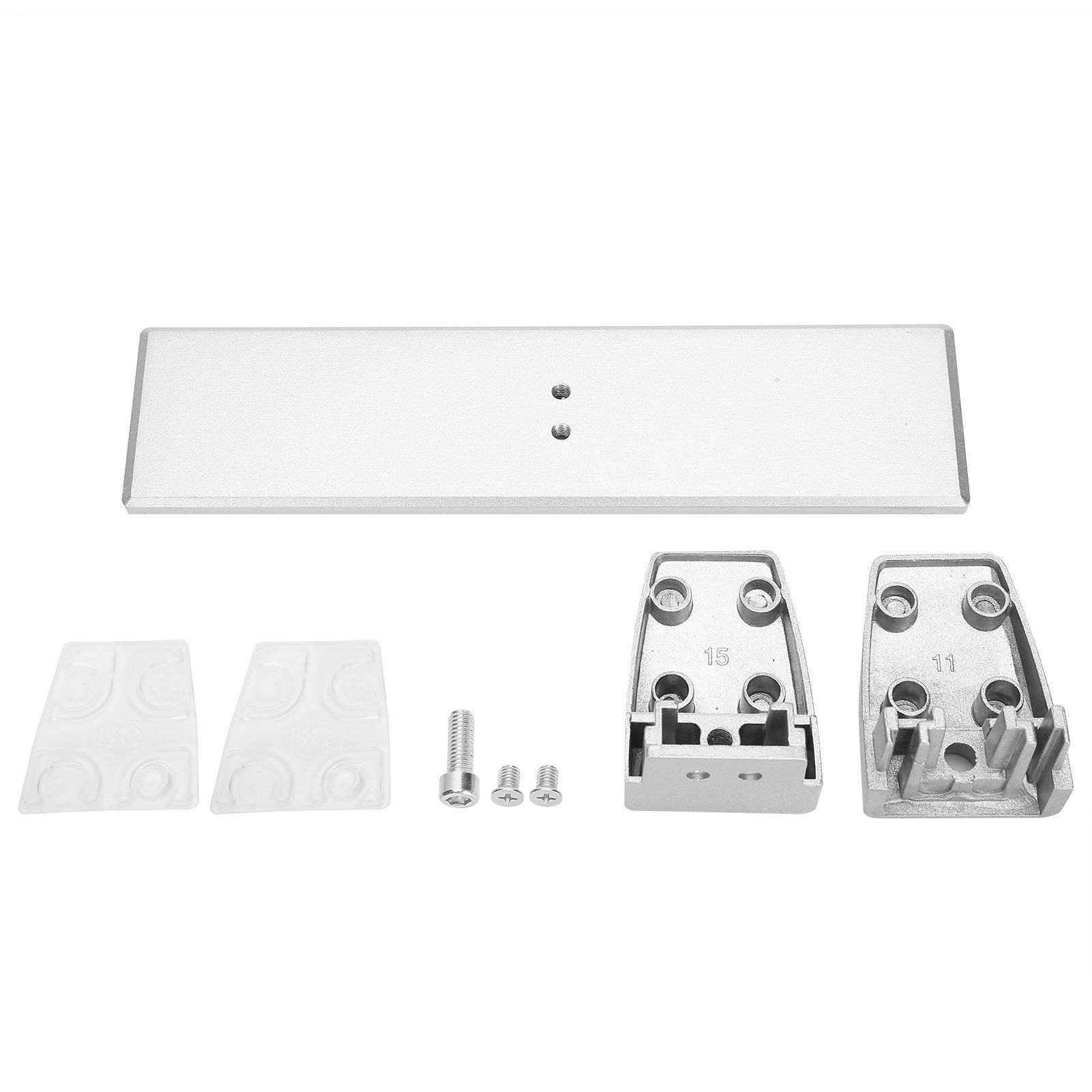 Desk Screen Baffle Fixed Clamp Removable Table Clapboard Clip Bracket for Office — image 1