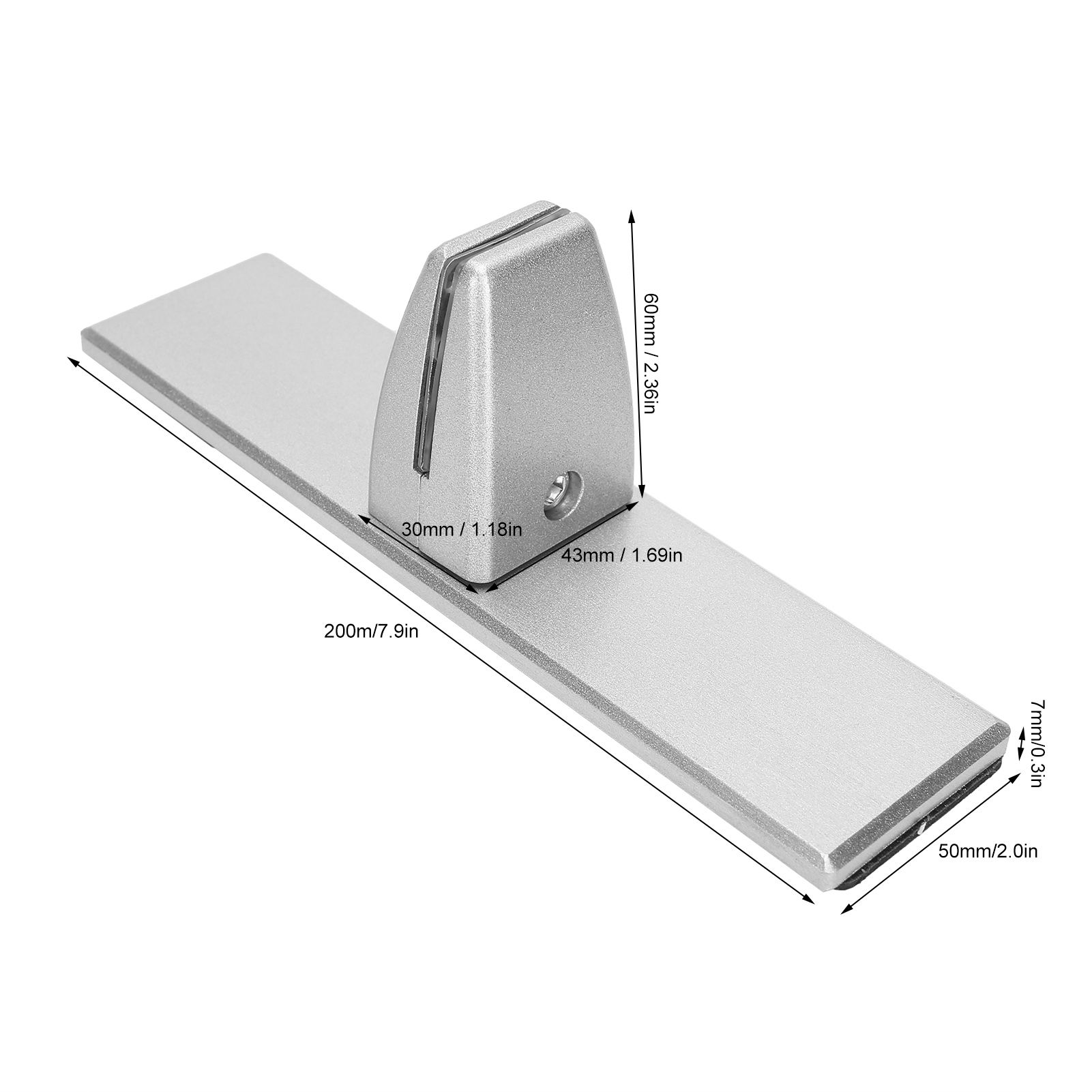 Desk Screen Baffle Fixed Clamp Removable Table Clapboard Clip Bracket for Office view 14