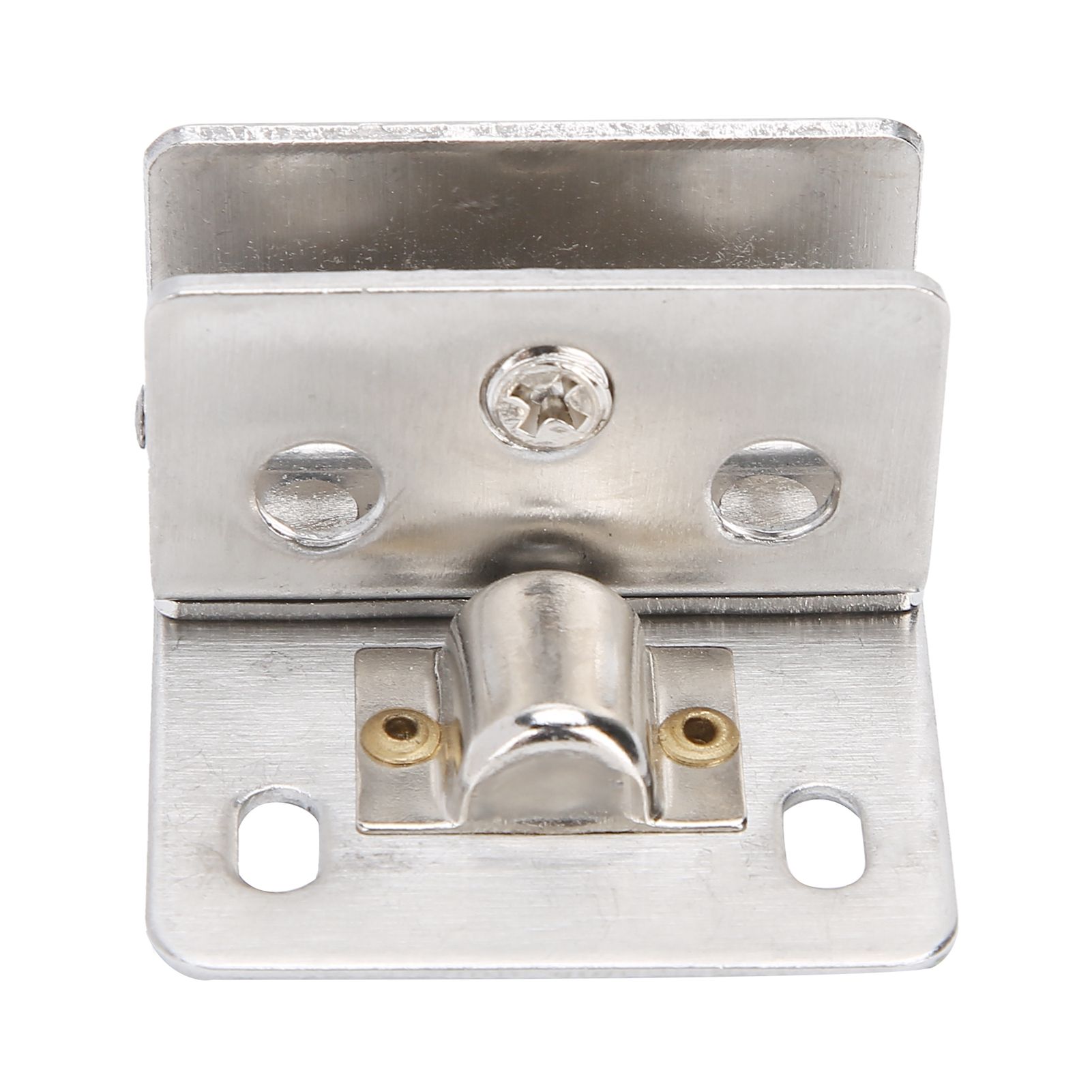 Glass Door Hinge PunchFree Stainless Steel Clip Cabinet Bracket Clamp view 5