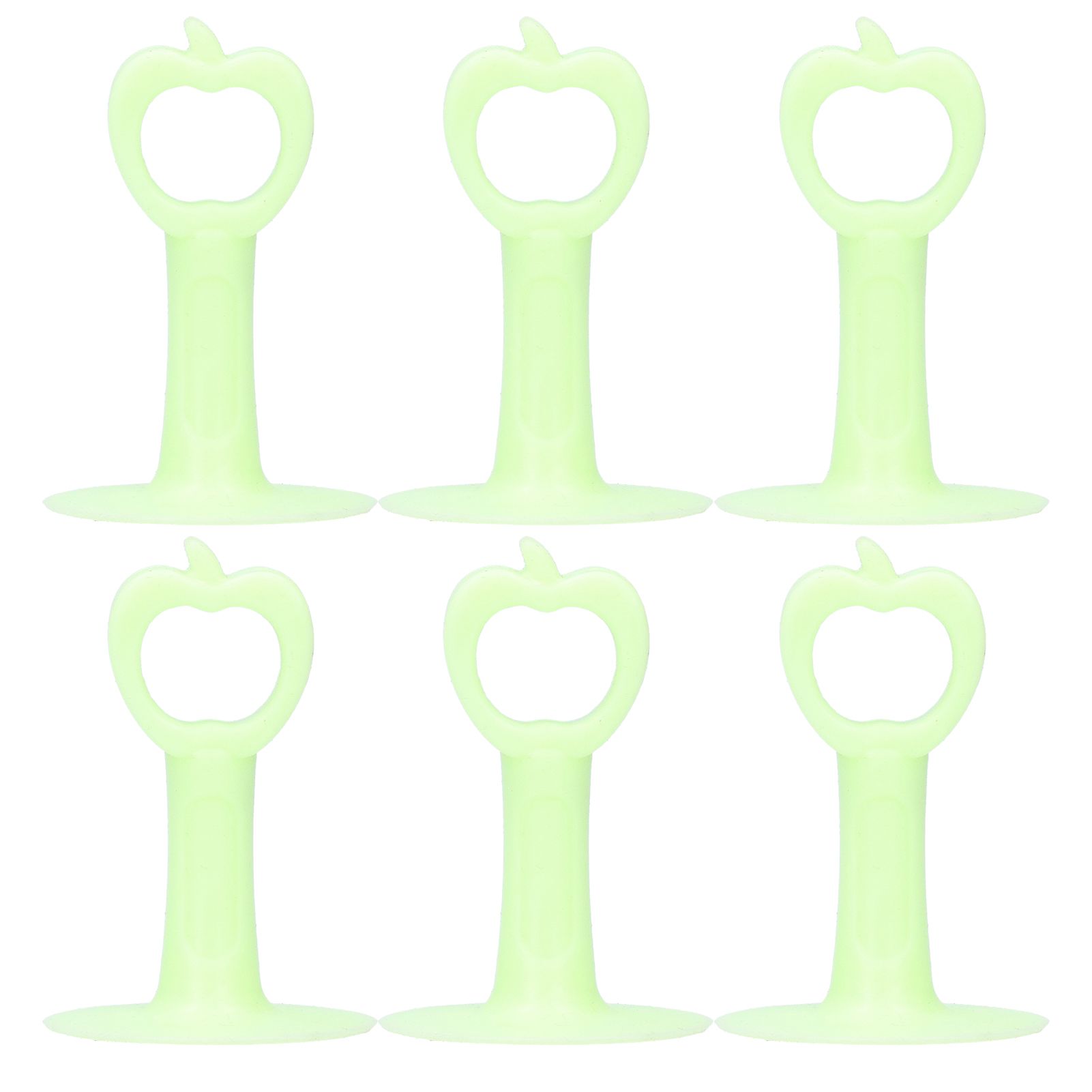 6PCS Door Stopper Anti‑Collision Silicone Wall Protection Home Bathroom view 2