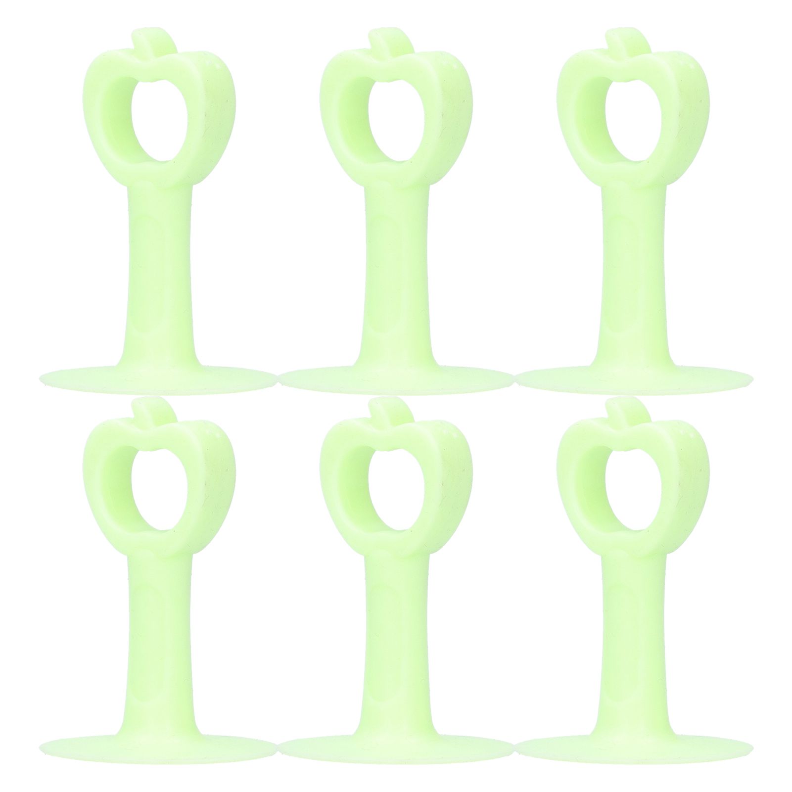 6PCS Door Stopper Anti‑Collision Silicone Wall Protection Home Bathroom view 3