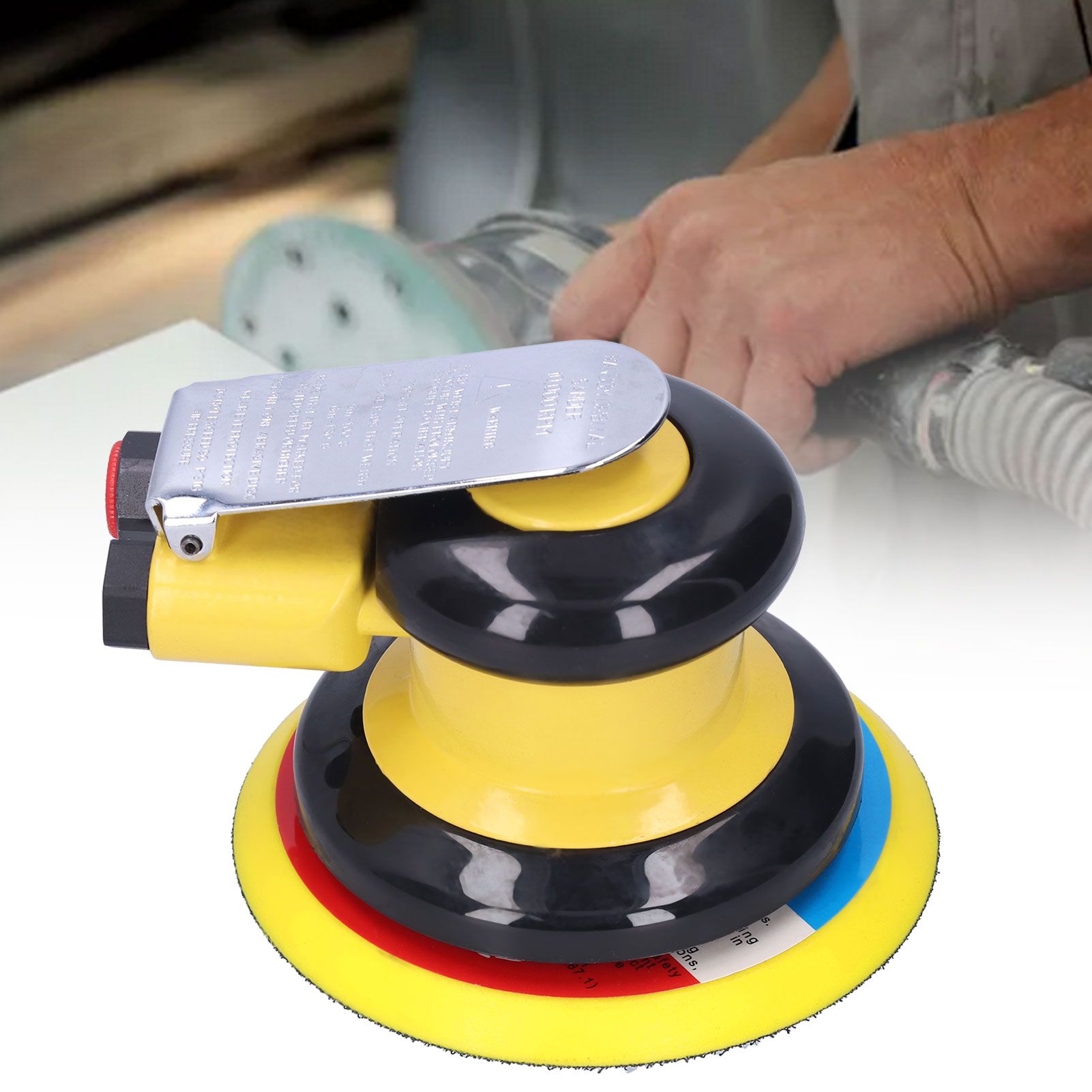 5in Pneumatic Polisher Air Sander 10000RPM Grinding Sanding Machine for Wood view 9
