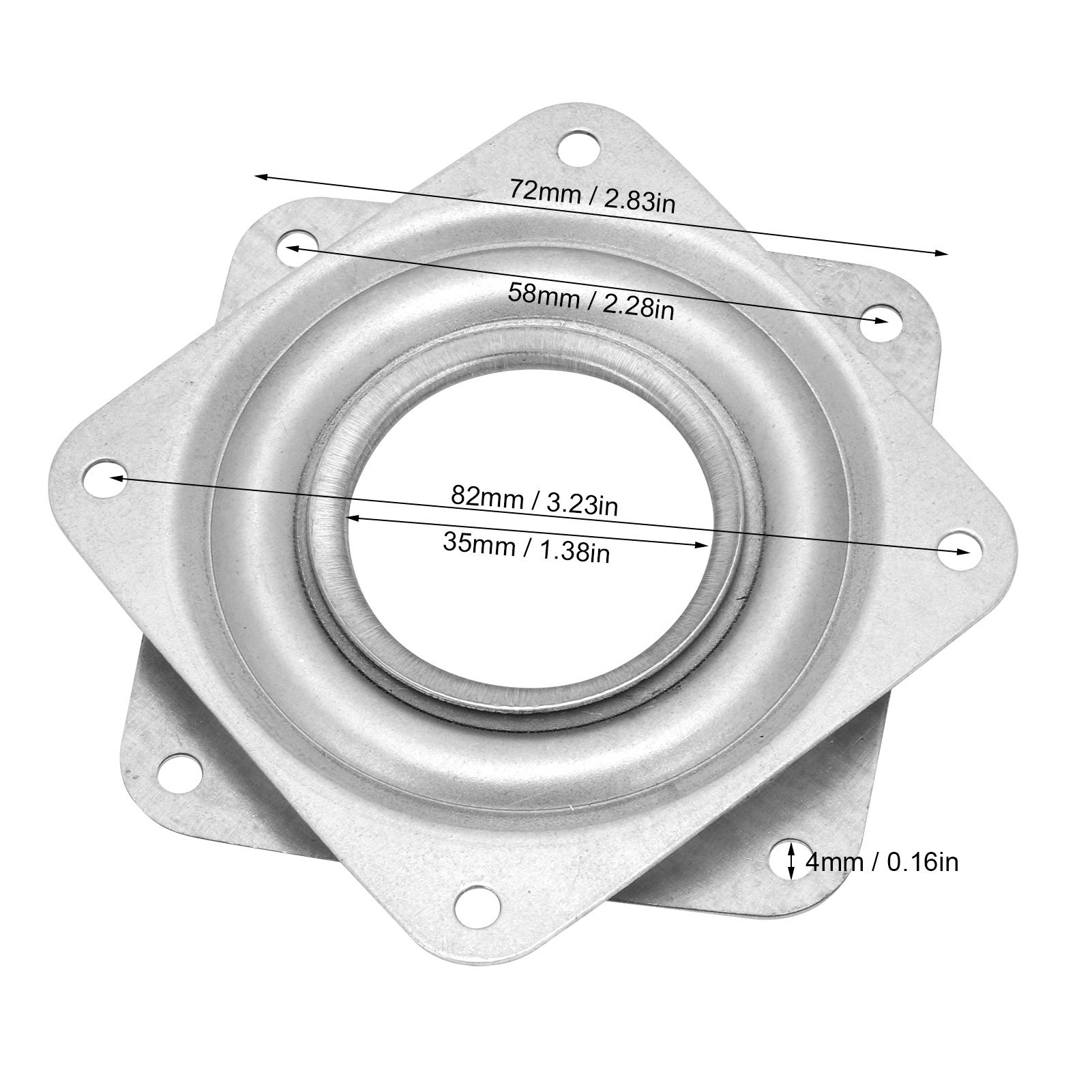 Heavy Duty Rotating Bearing 360 Degrees Rotation Turntable Replacement for view 14