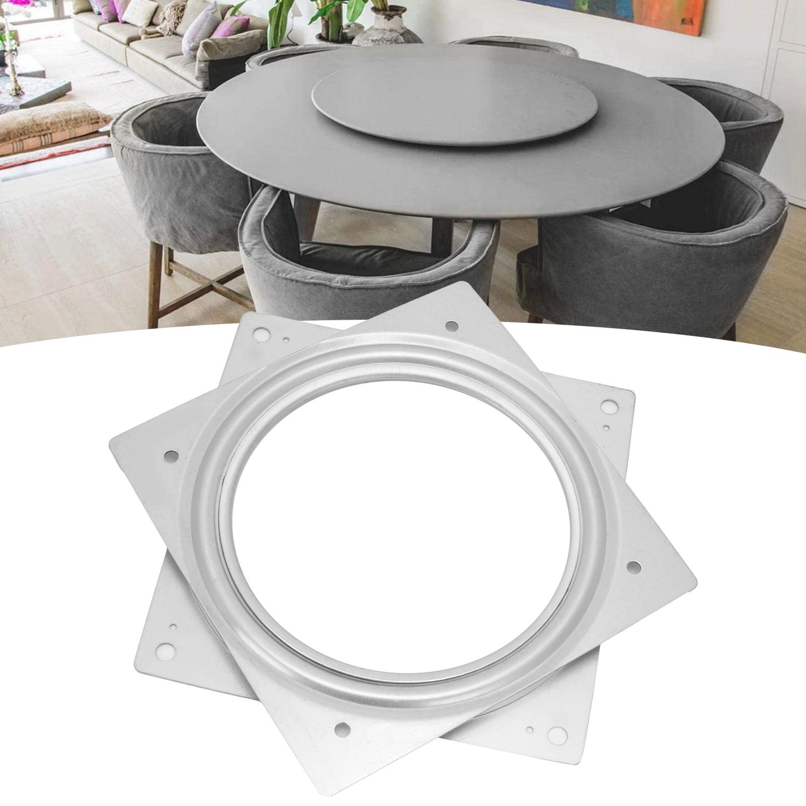 360 Degree Rotating Plate Base Bar Stool Chair Turntable Bearing Furniture view 10