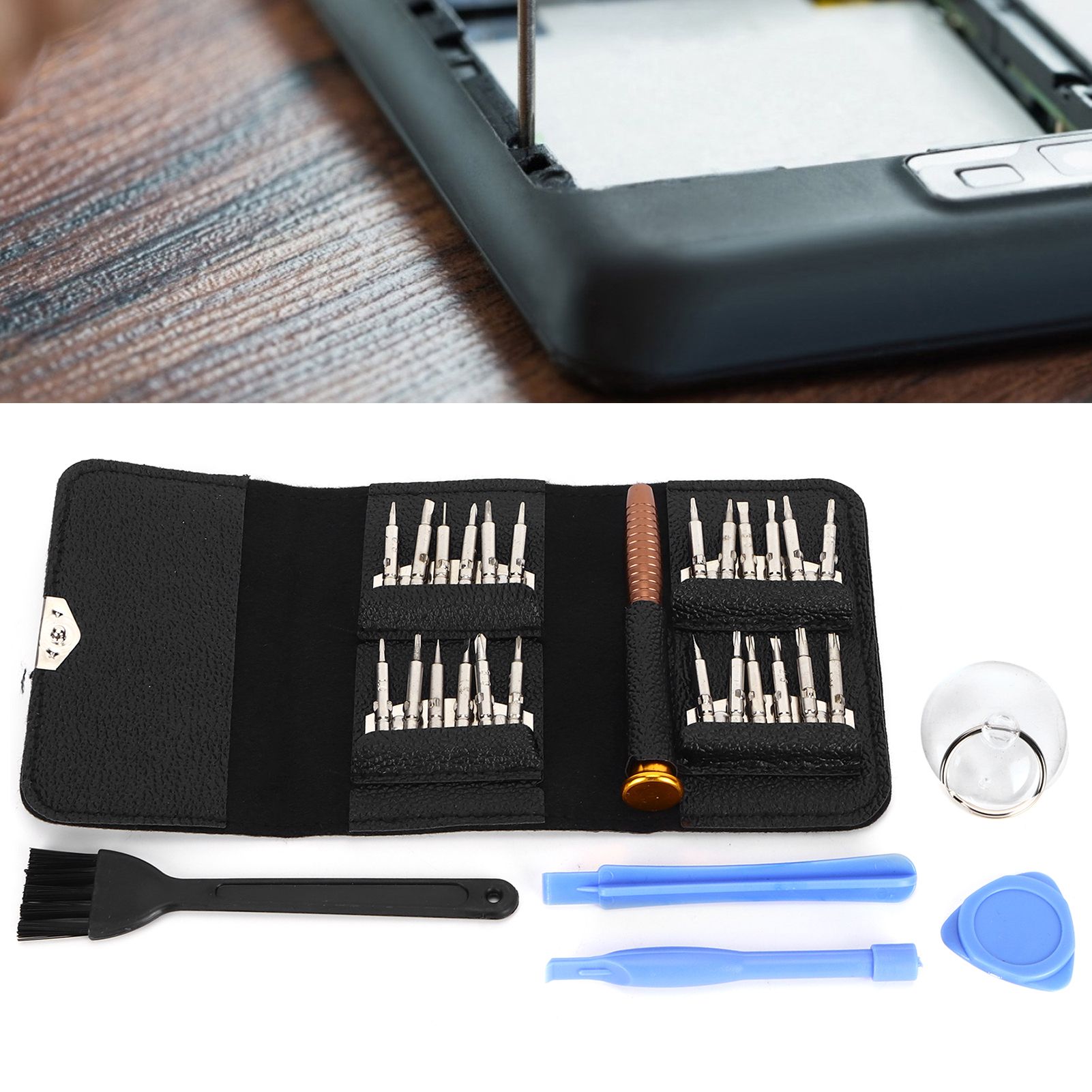 25in 1 Multifunction Screwdriver Set for Mobile Phone Glasses Portable Repair view 11