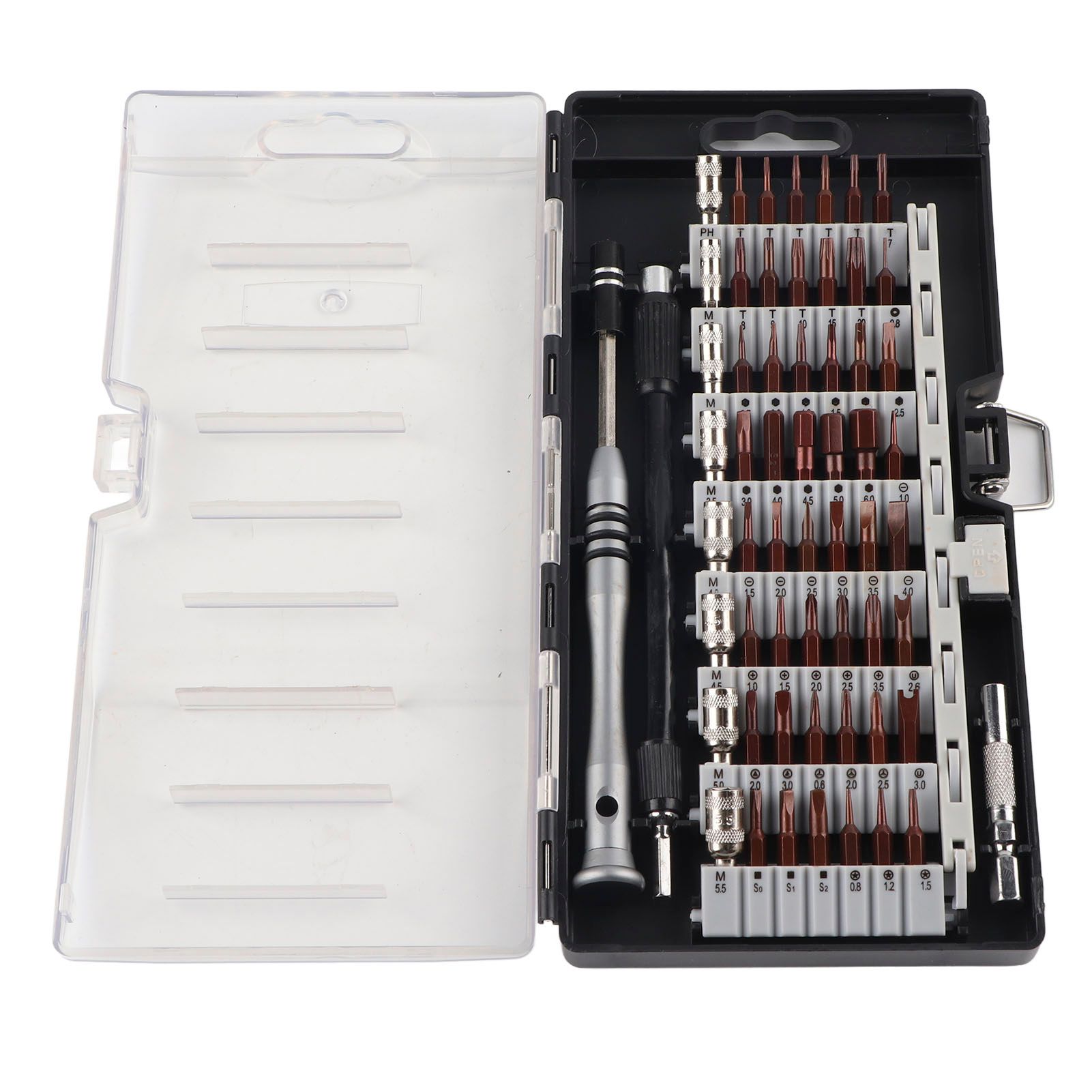 57 in 1 Screwdriver Set 56 Bits and 1 Handle Household Repair Screwdriver for view 4
