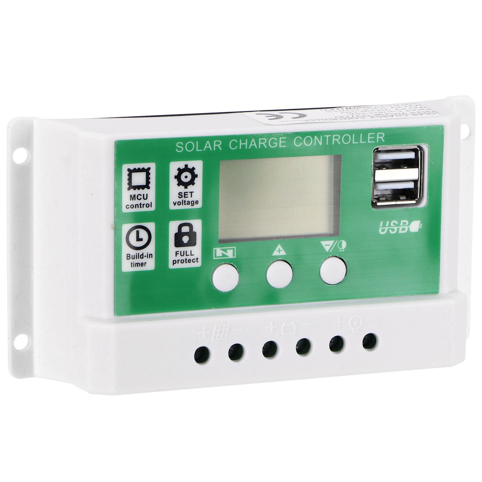 20A 12V 24V LCD Display Solar Charge Controller PWM Auto Focusing Tracking view 3