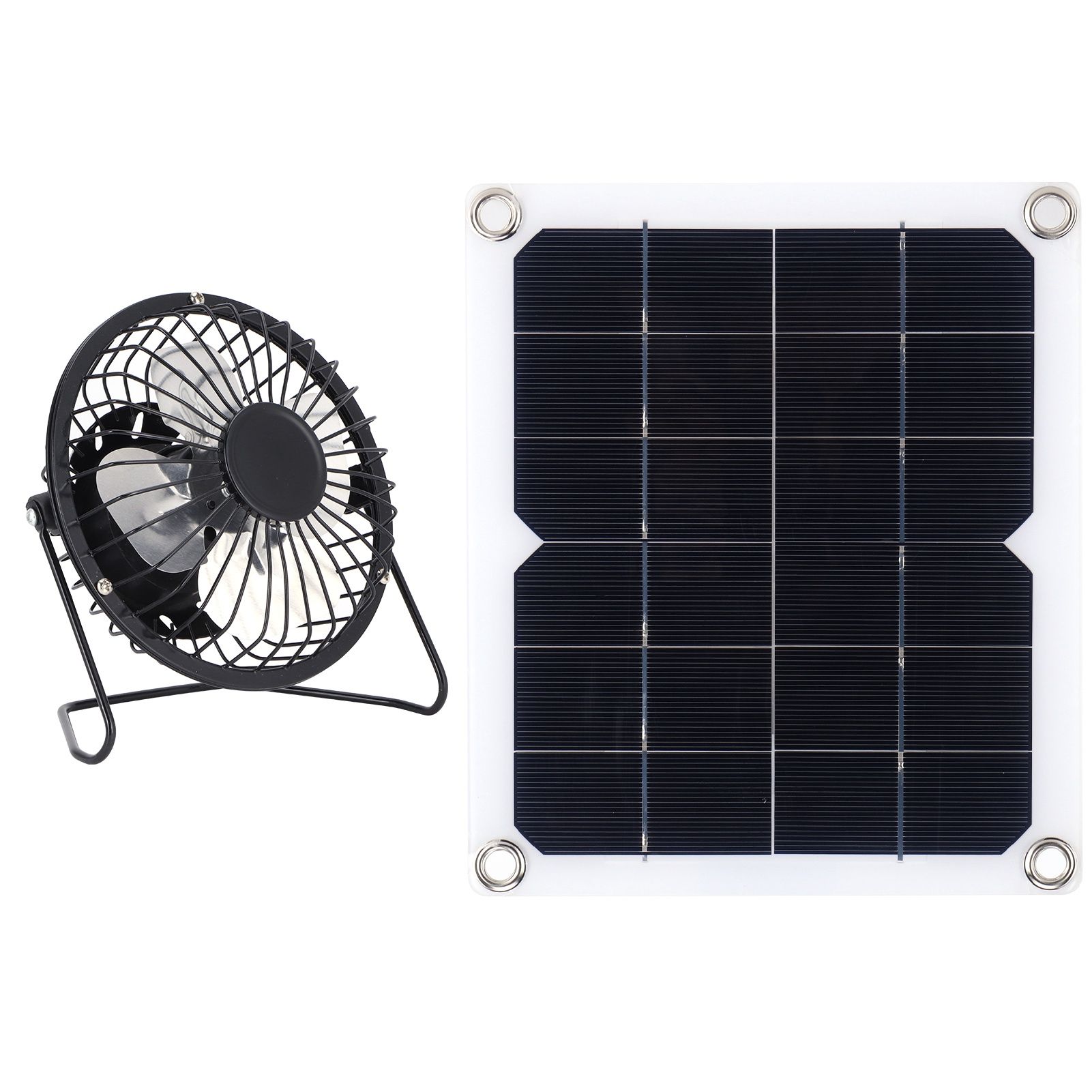 10W Solar Panel with Cooling Fan Photovoltaic Solar Panel for Home Pet Dog House view 3