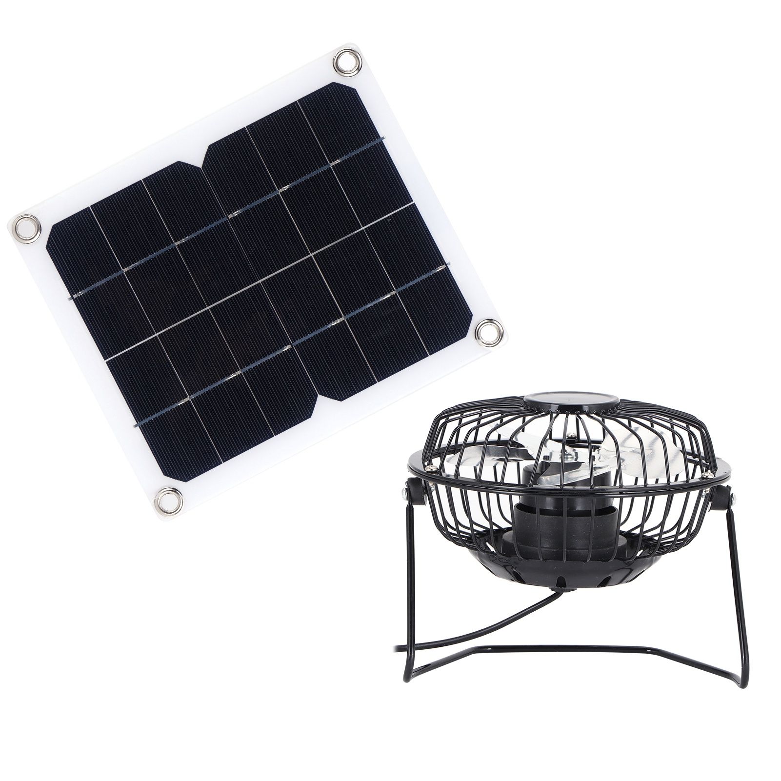 10W Solar Panel with Cooling Fan Photovoltaic Solar Panel for Home Pet Dog House view 5