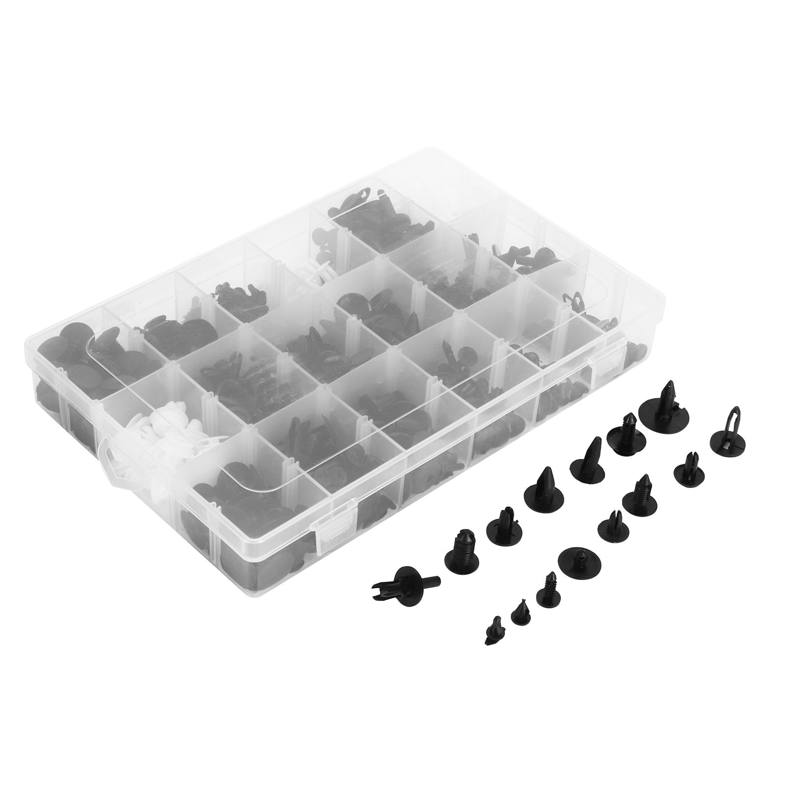 415Pcs Car Push Retainer Clips Assortment Kit Bumper Fasteners with Removers Tools view 10