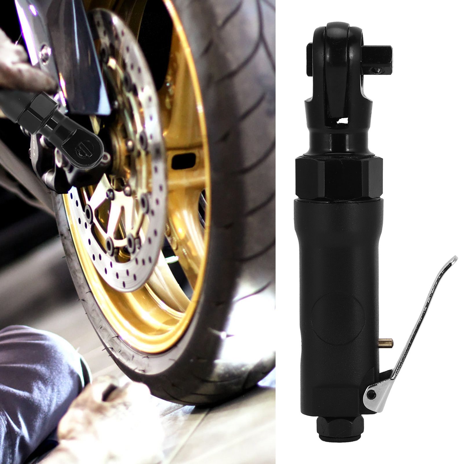 3/8 Mini Ratchet Wrench Forward and Reverse Portable Mini Pneumatic Ratchet view 12