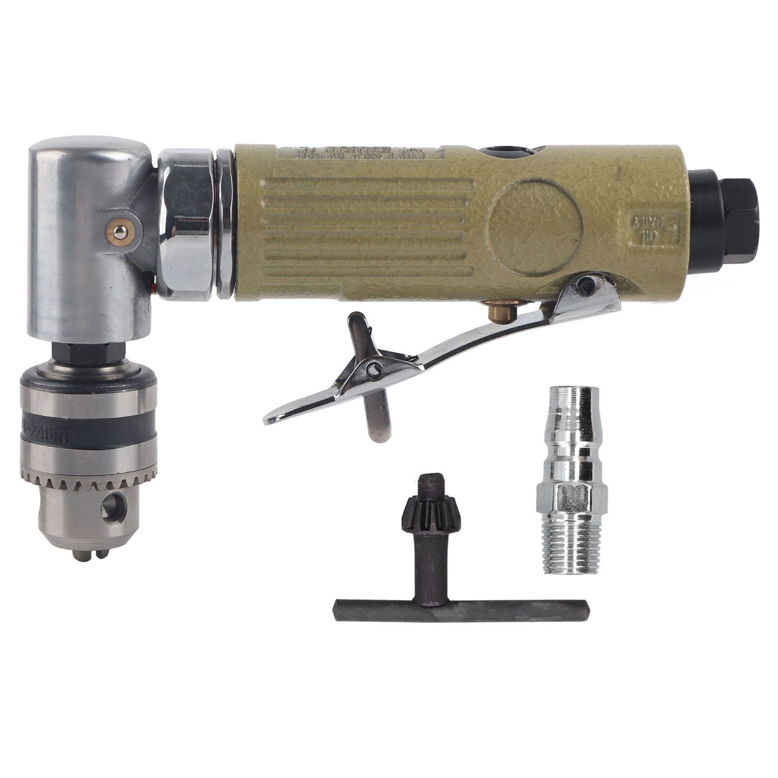 90 Degrees Elbow Air Drill Pneumatic Powerful Angle Drilling Machine Tapping