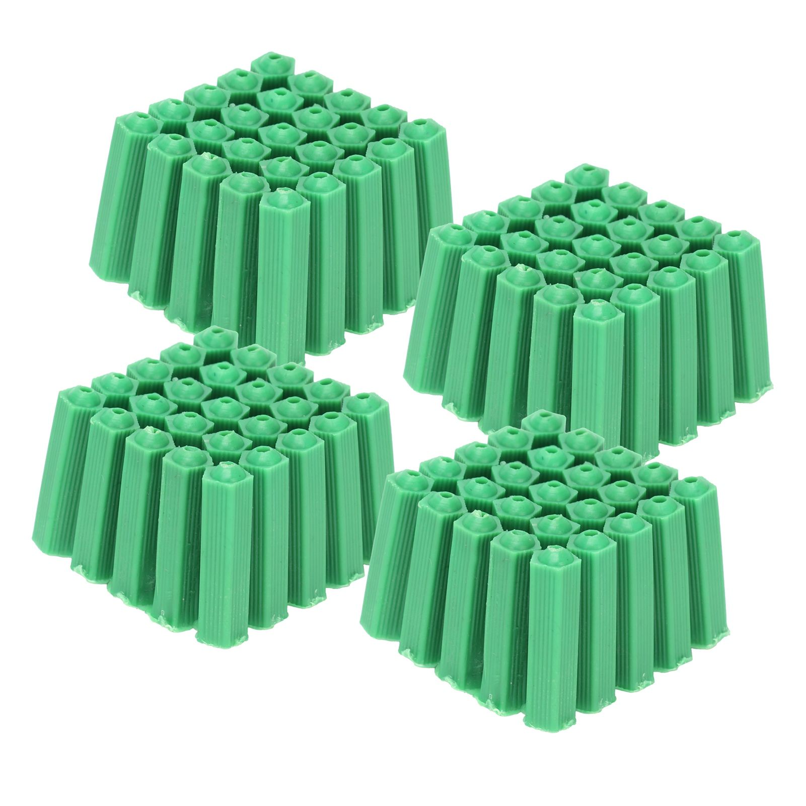 100Pcs M6 Expansion Pipe Plastic Wall Plug Fixing Expansion Tube Accessory Green view 8