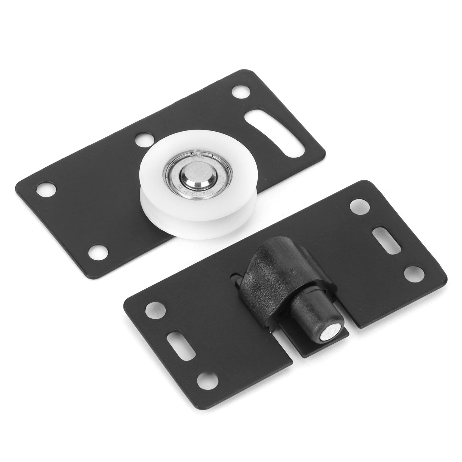 Sliding Door Wheel Set Cold Rolled Steel Door Pulley Hardware for Cabinet view 2