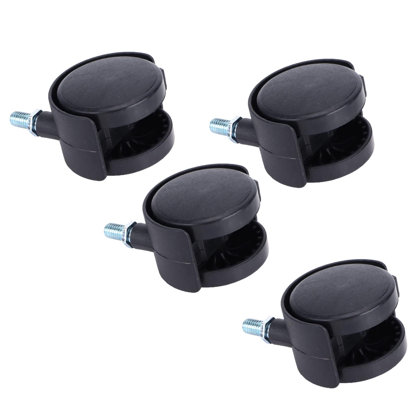 4Pcs 2in Universal Casters with Brake Mute 360 Degree Rotating Wheels view 6