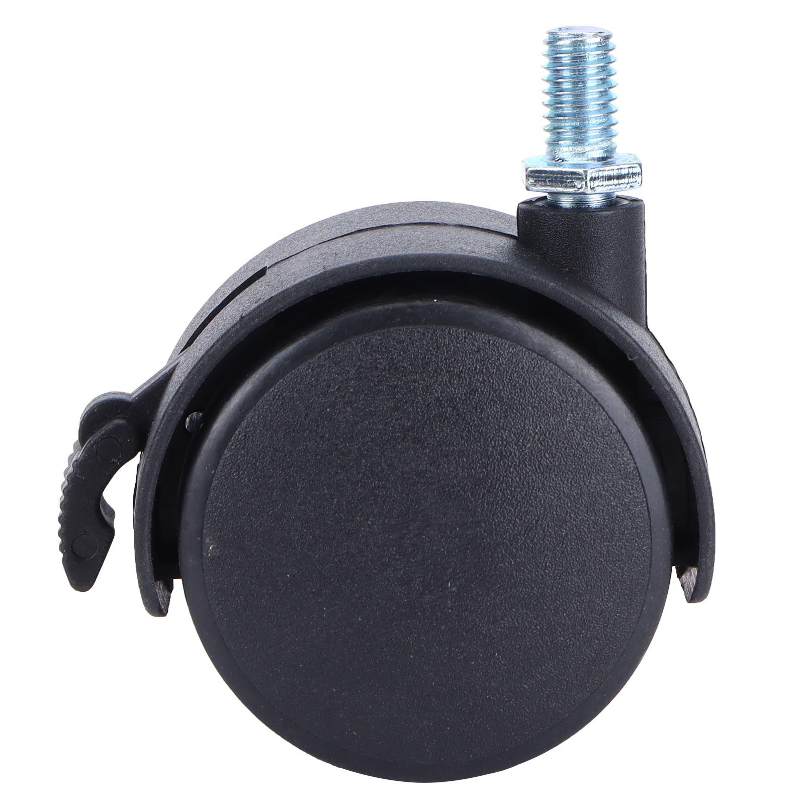 4Pcs 2in Universal Casters with Brake Mute 360 Degree Rotating Wheels view 13