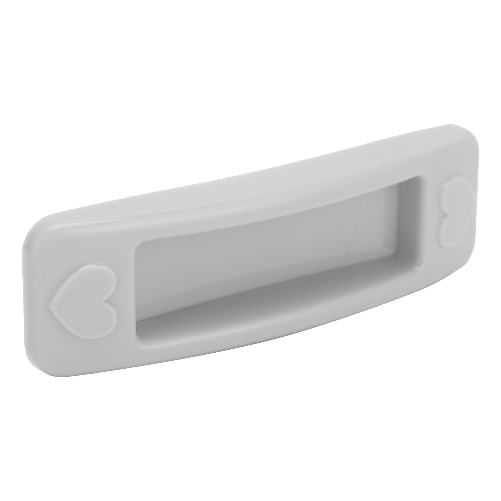 Gray NonDrill Glass Sliding Door Handle Paste Plastic Handle for Drawer Window view 2