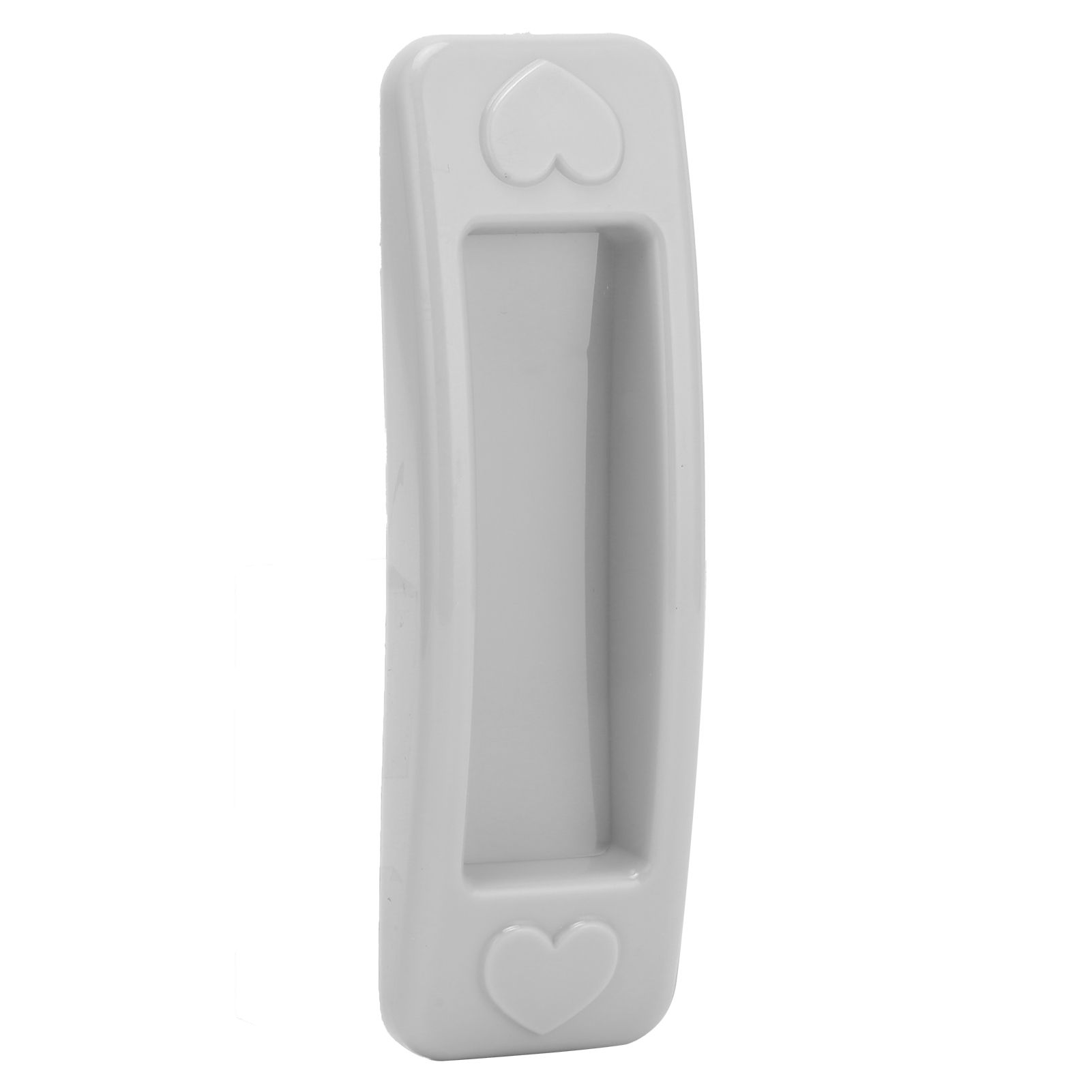 Gray NonDrill Glass Sliding Door Handle Paste Plastic Handle for Drawer Window view 3