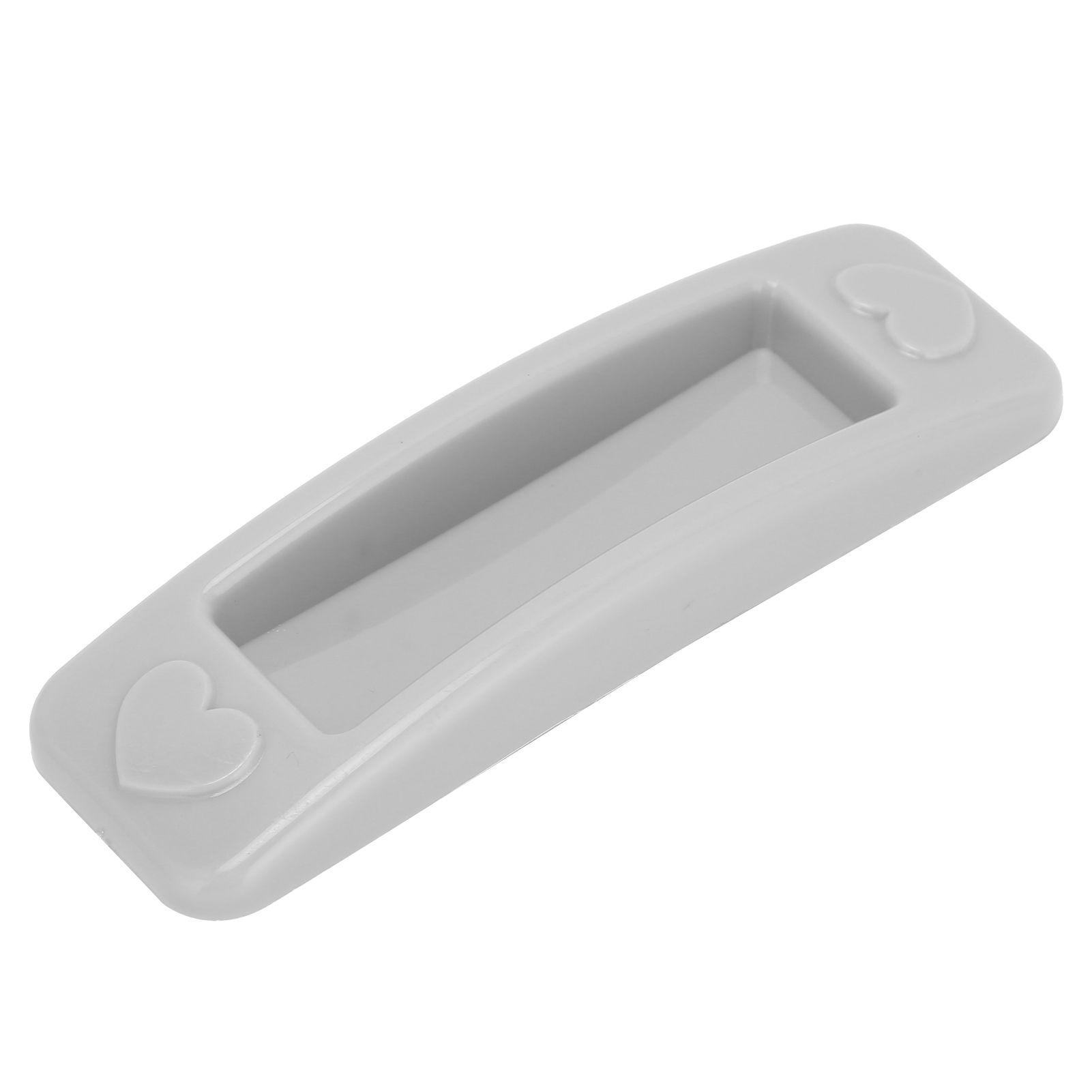 Gray NonDrill Glass Sliding Door Handle Paste Plastic Handle for Drawer Window view 4