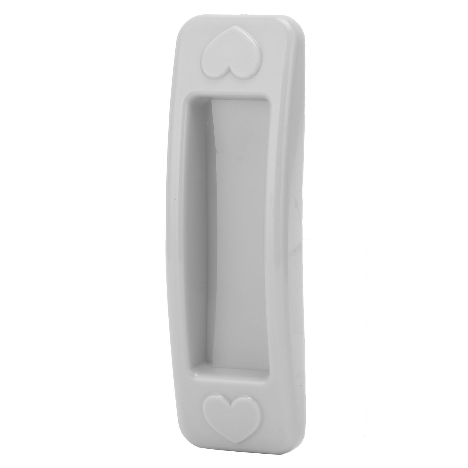 Gray NonDrill Glass Sliding Door Handle Paste Plastic Handle for Drawer Window view 5