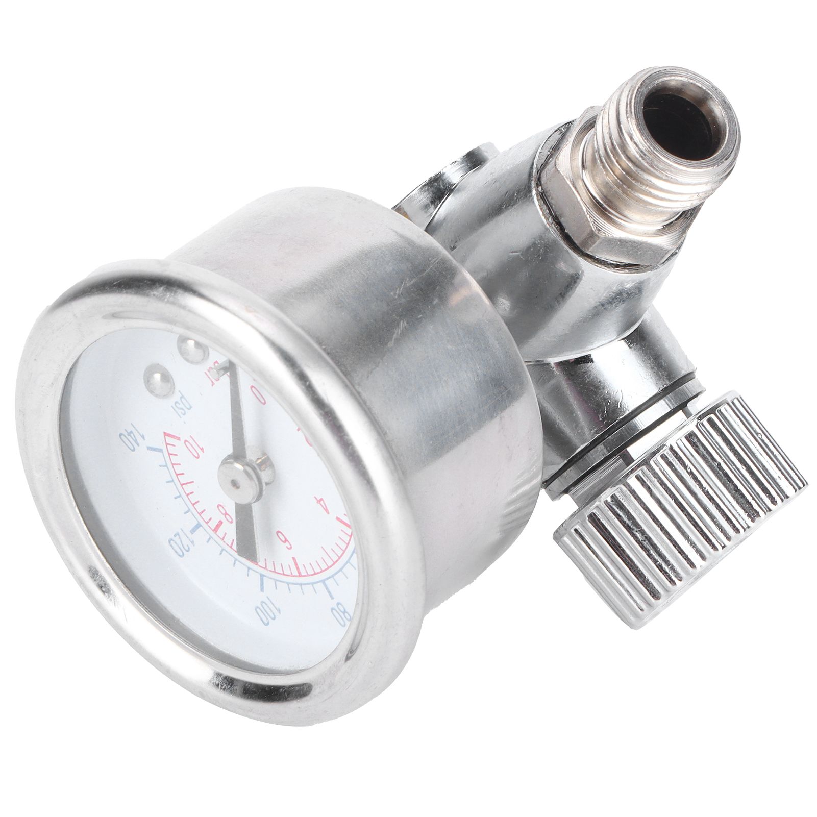 1/4in Spray Guns Air Pressure Regulator Pressure Regulating Adjusting Valve Gauge view 2