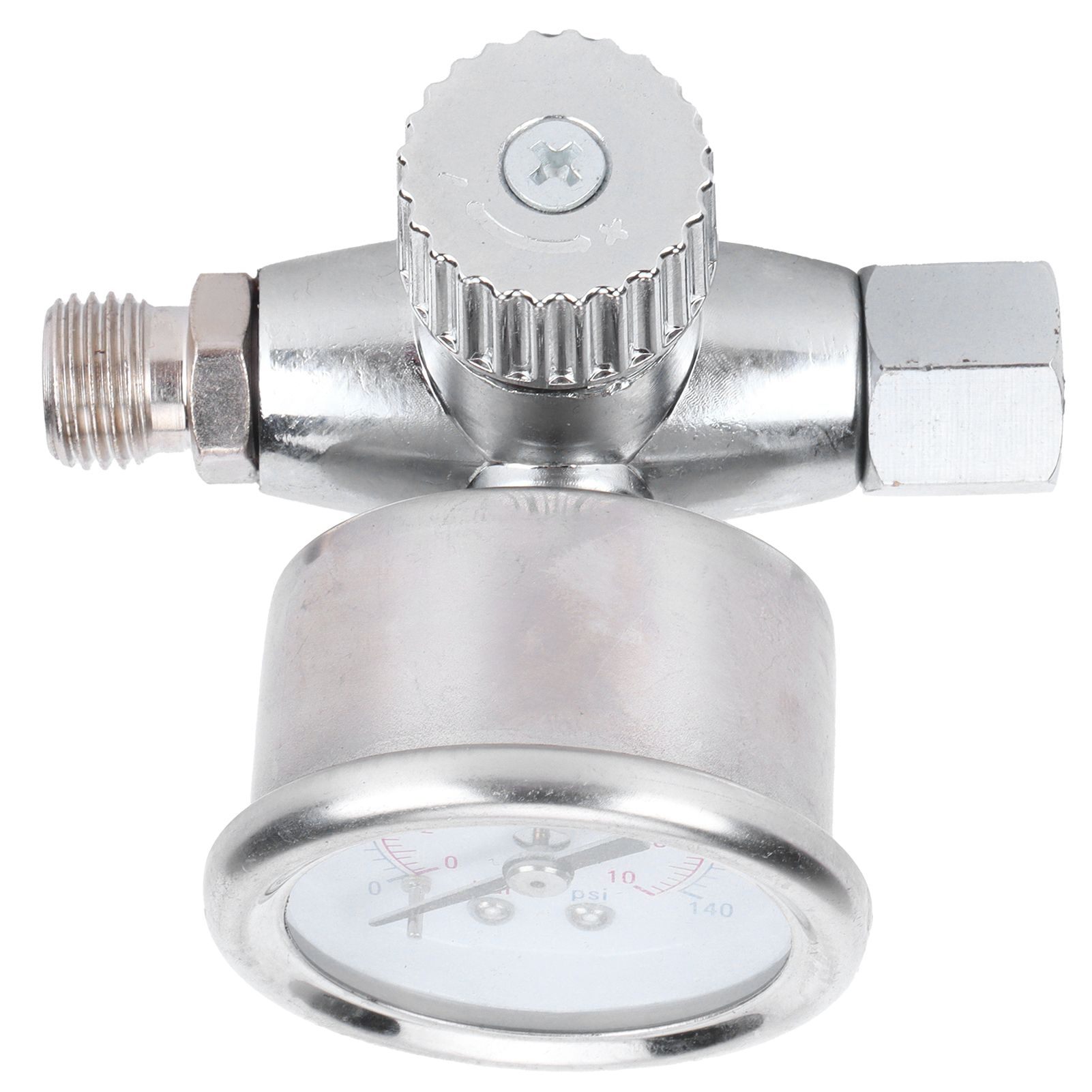 1/4in Spray Guns Air Pressure Regulator Pressure Regulating Adjusting Valve Gauge view 3