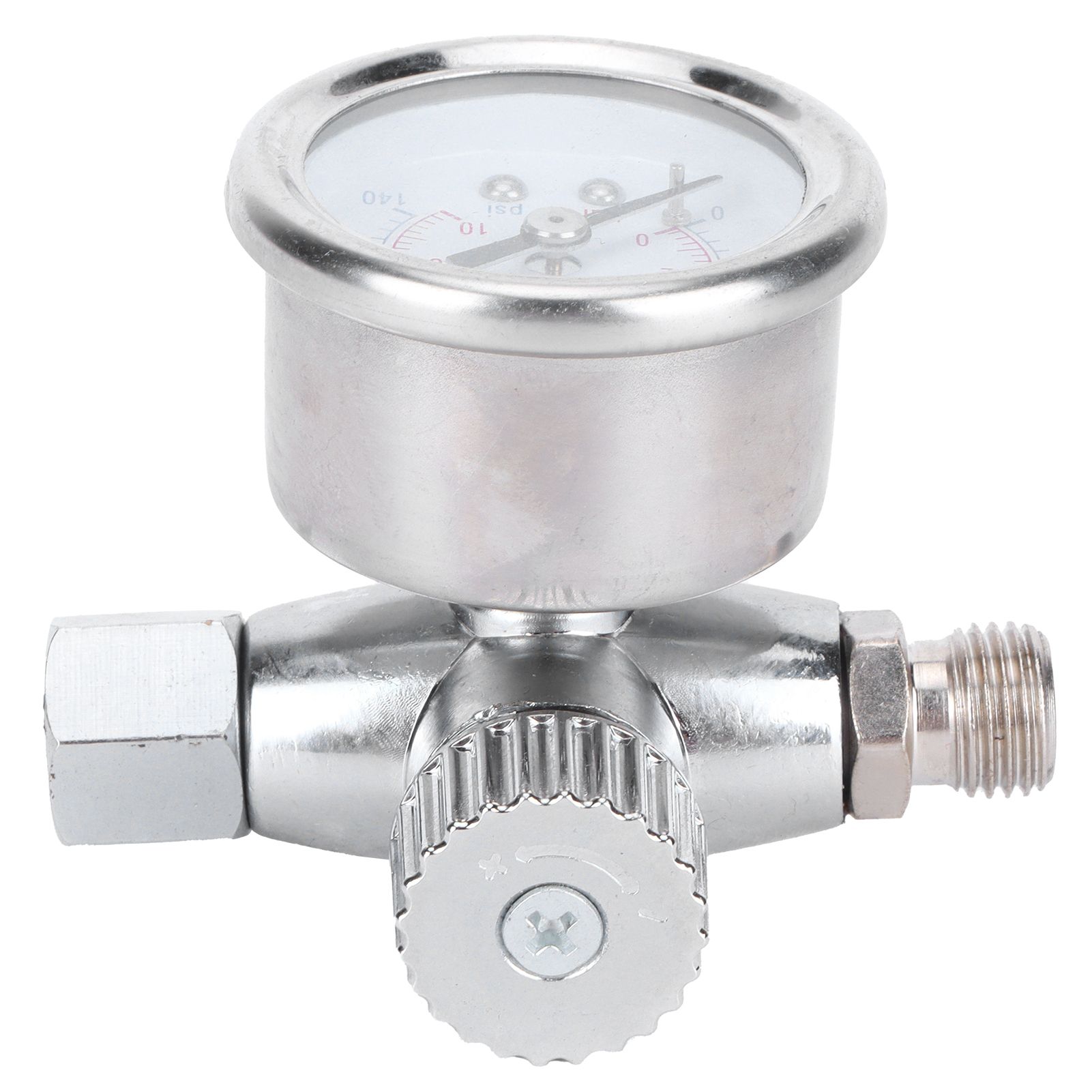 1/4in Spray Guns Air Pressure Regulator Pressure Regulating Adjusting Valve Gauge view 4