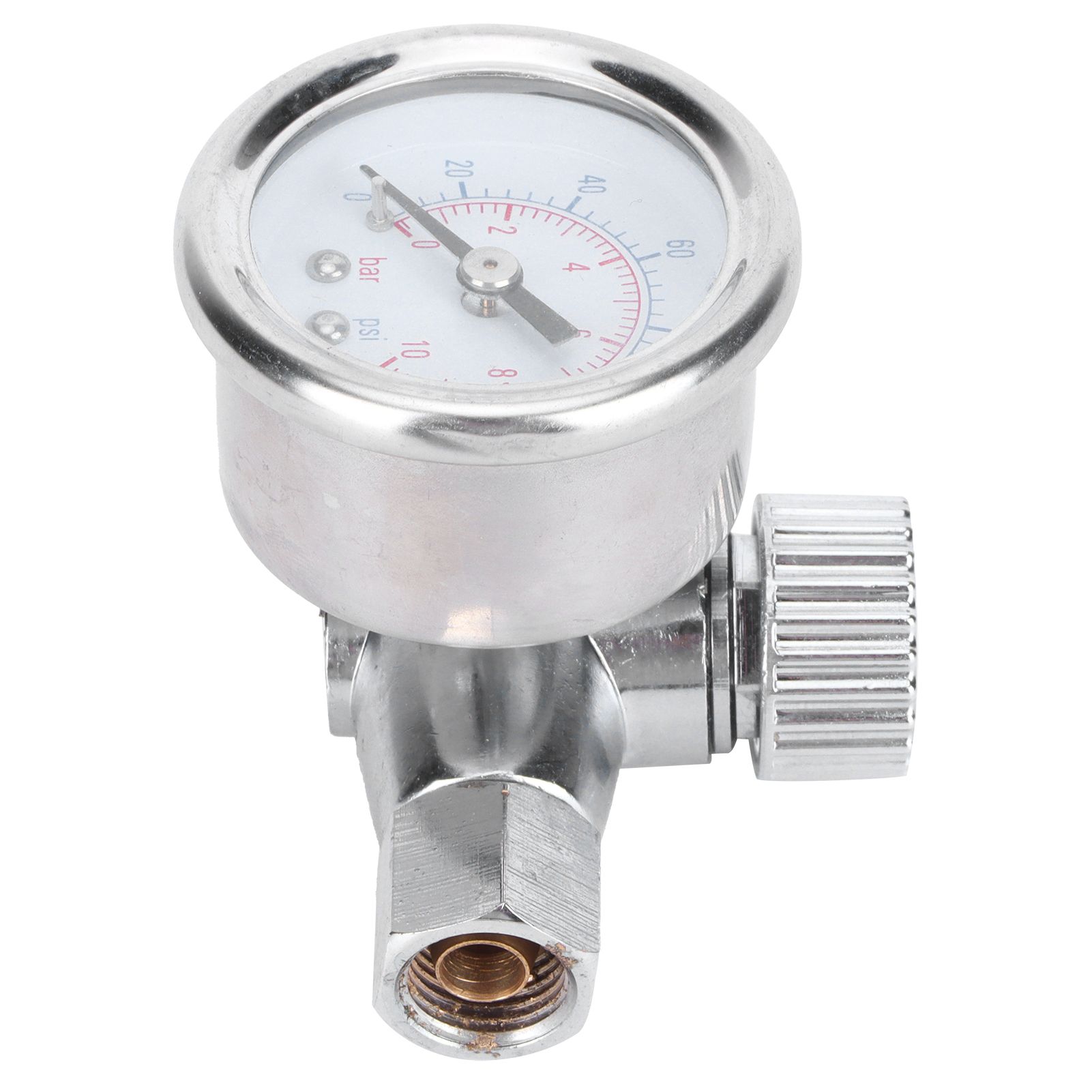 1/4in Spray Guns Air Pressure Regulator Pressure Regulating Adjusting Valve Gauge view 10