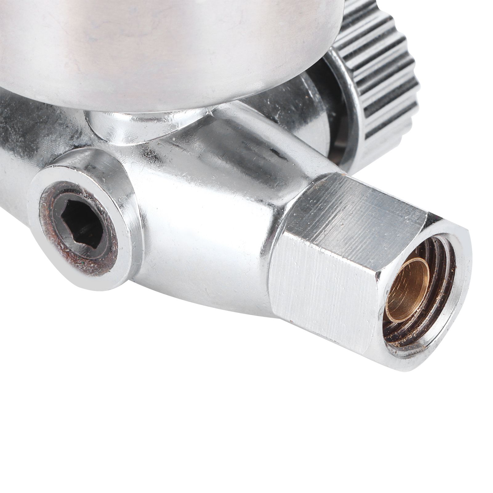 1/4in Spray Guns Air Pressure Regulator Pressure Regulating Adjusting Valve Gauge view 14