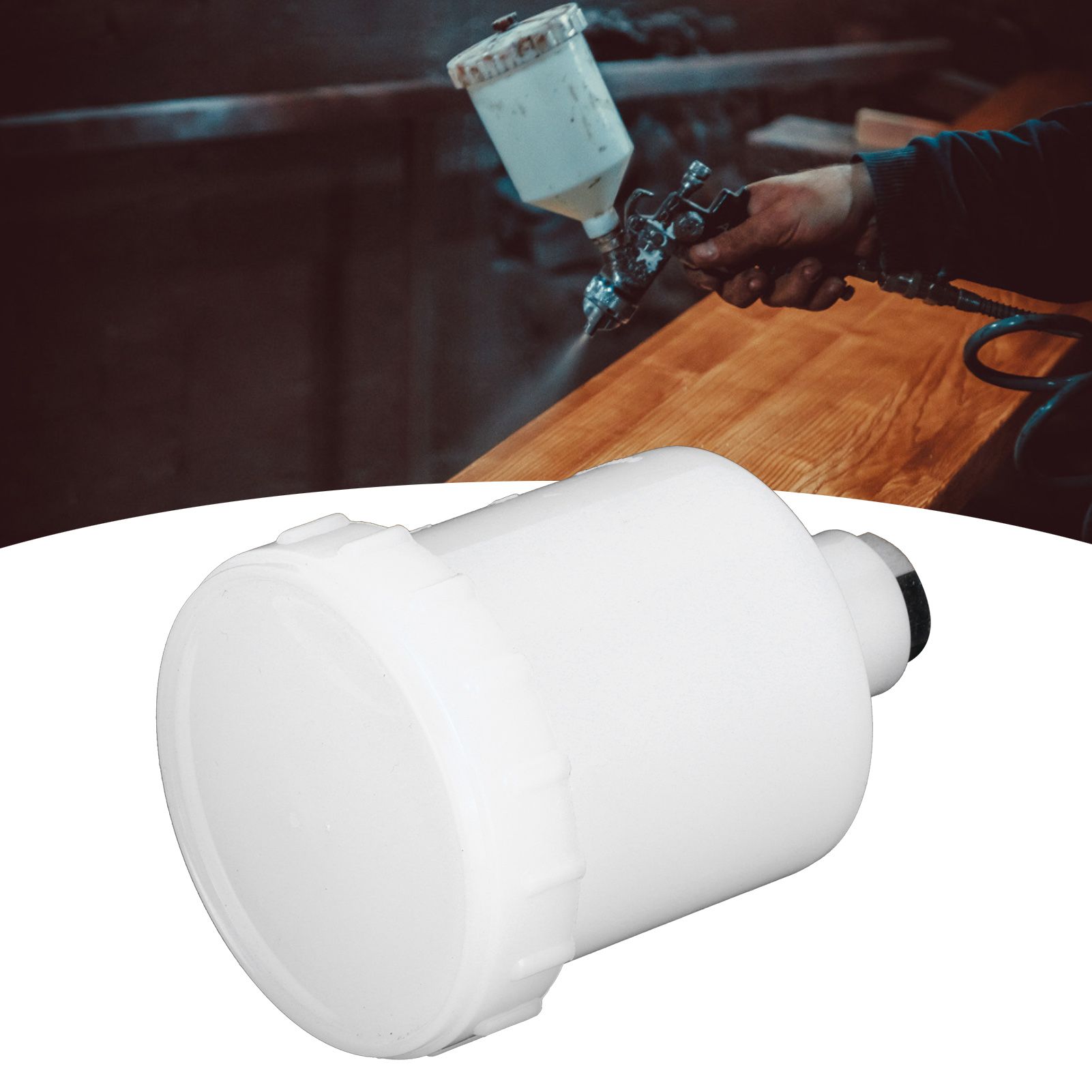 125ml Plastic Cup Replacement for Spray Guns with 15mm Femal Thread Painting Parts view 11