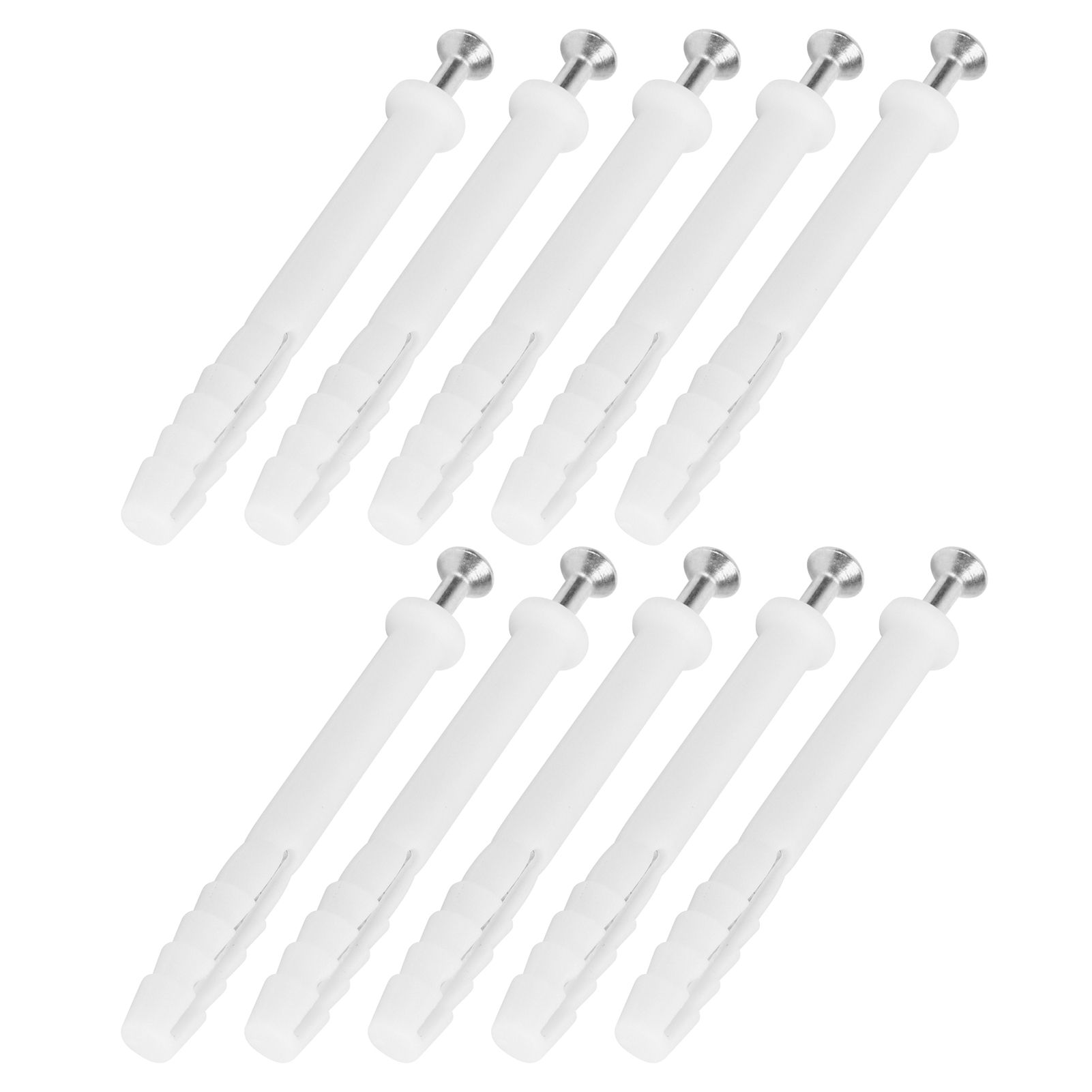 20Set Expansion Screw Tube Kit Cabinet Frame Fixing Wall Anchor Furniture Hardware view 5